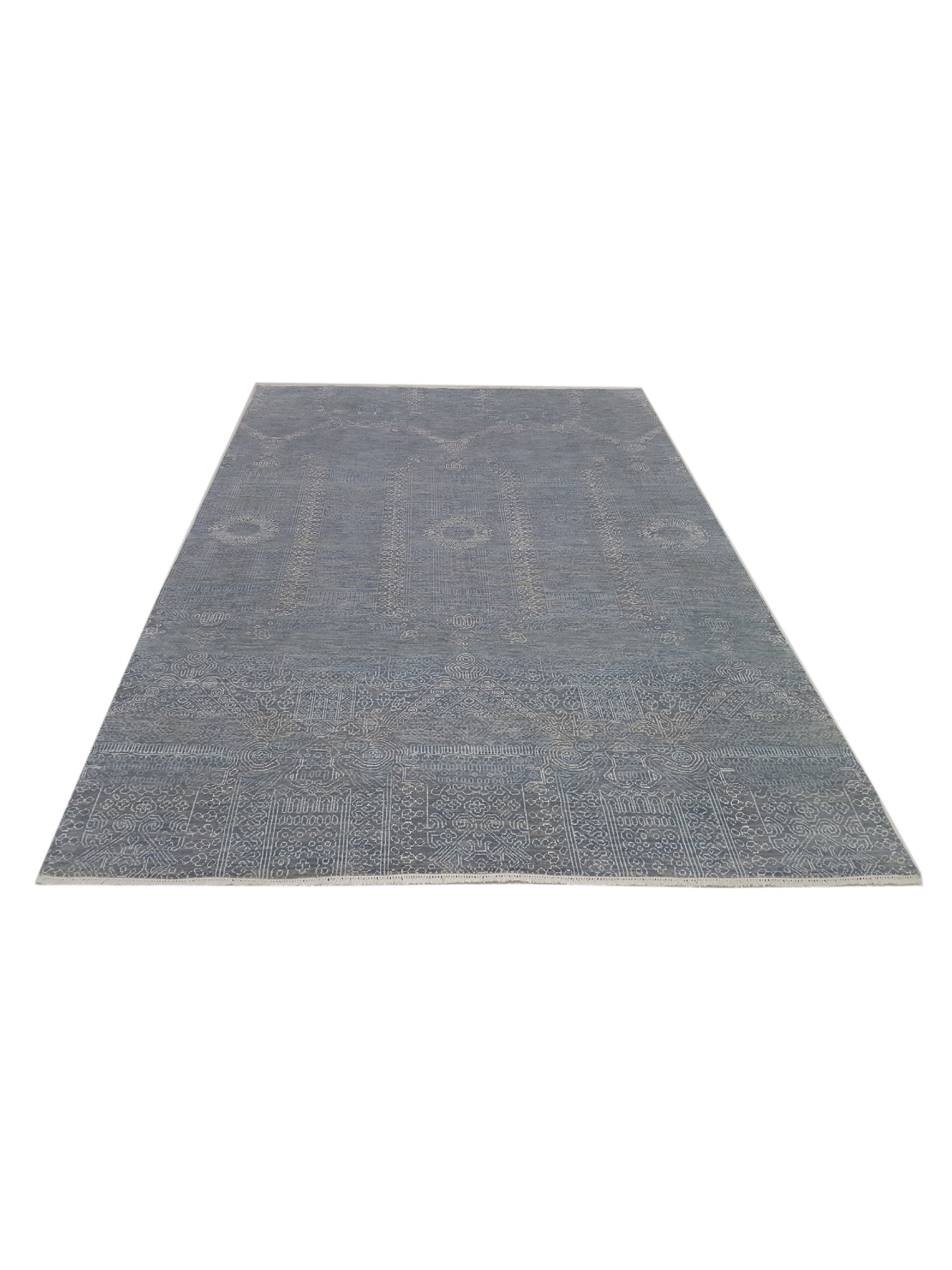 Jewel Hand Knotted Grey 6x9 - Image 2 of 6