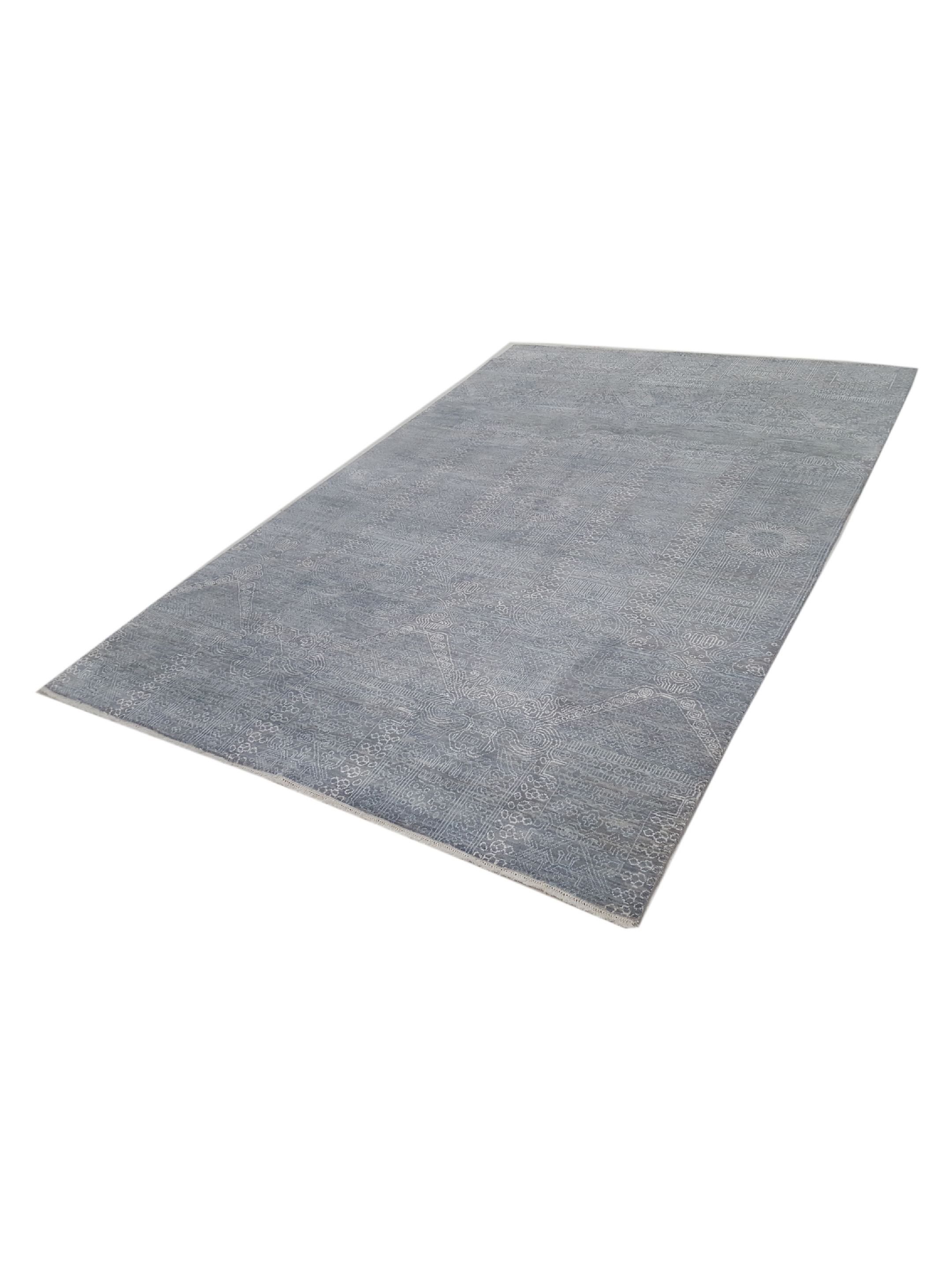 Jewel Hand Knotted Grey 6x9 - Image 6 of 6