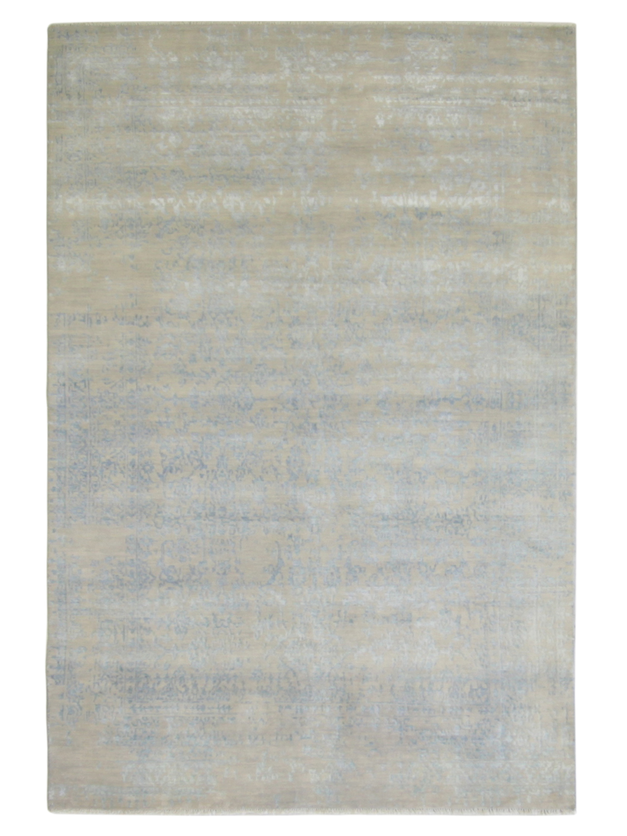 Erase Hand Knotted Beige 6x9