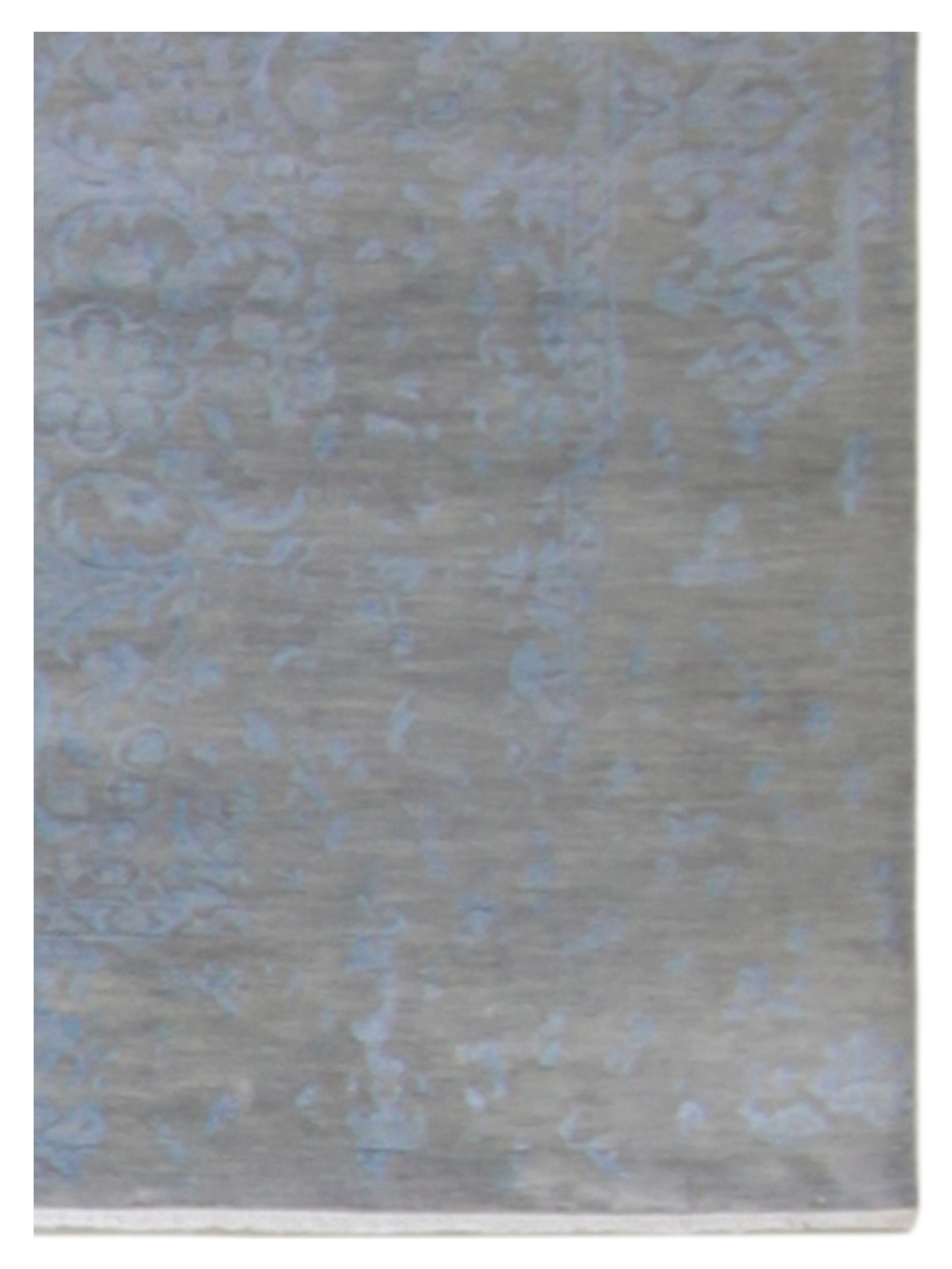 Erase Hand Knotted Grey 5x8 - Image 3 of 4