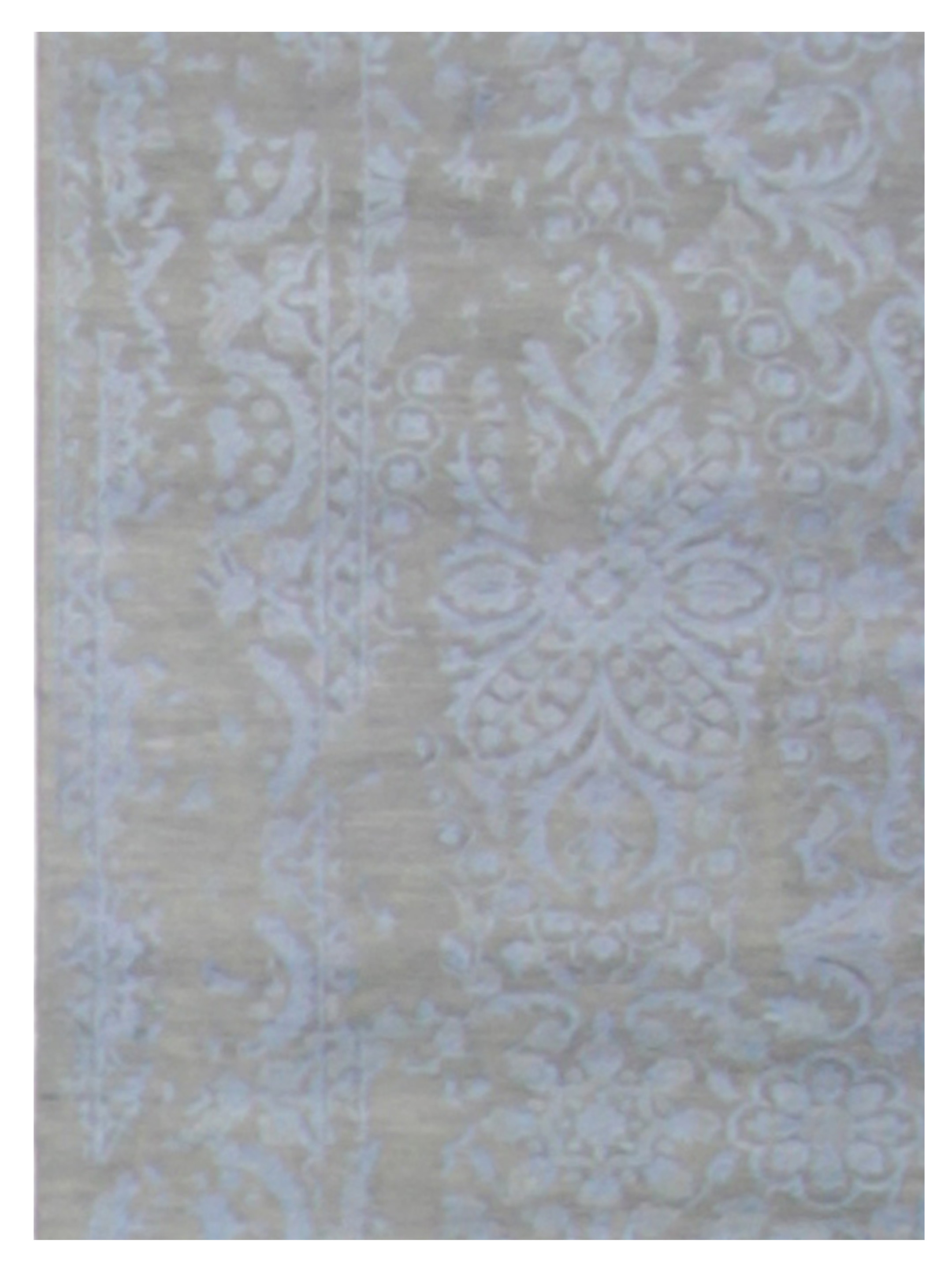 Erase Hand Knotted Grey 5x8 - Image 4 of 4