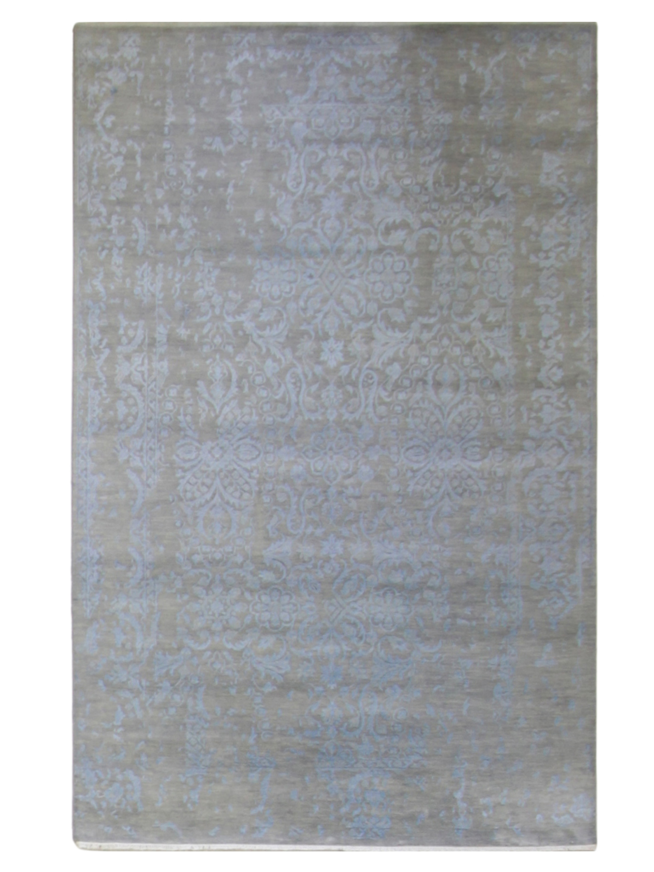 Erase Hand Knotted Grey 5x8