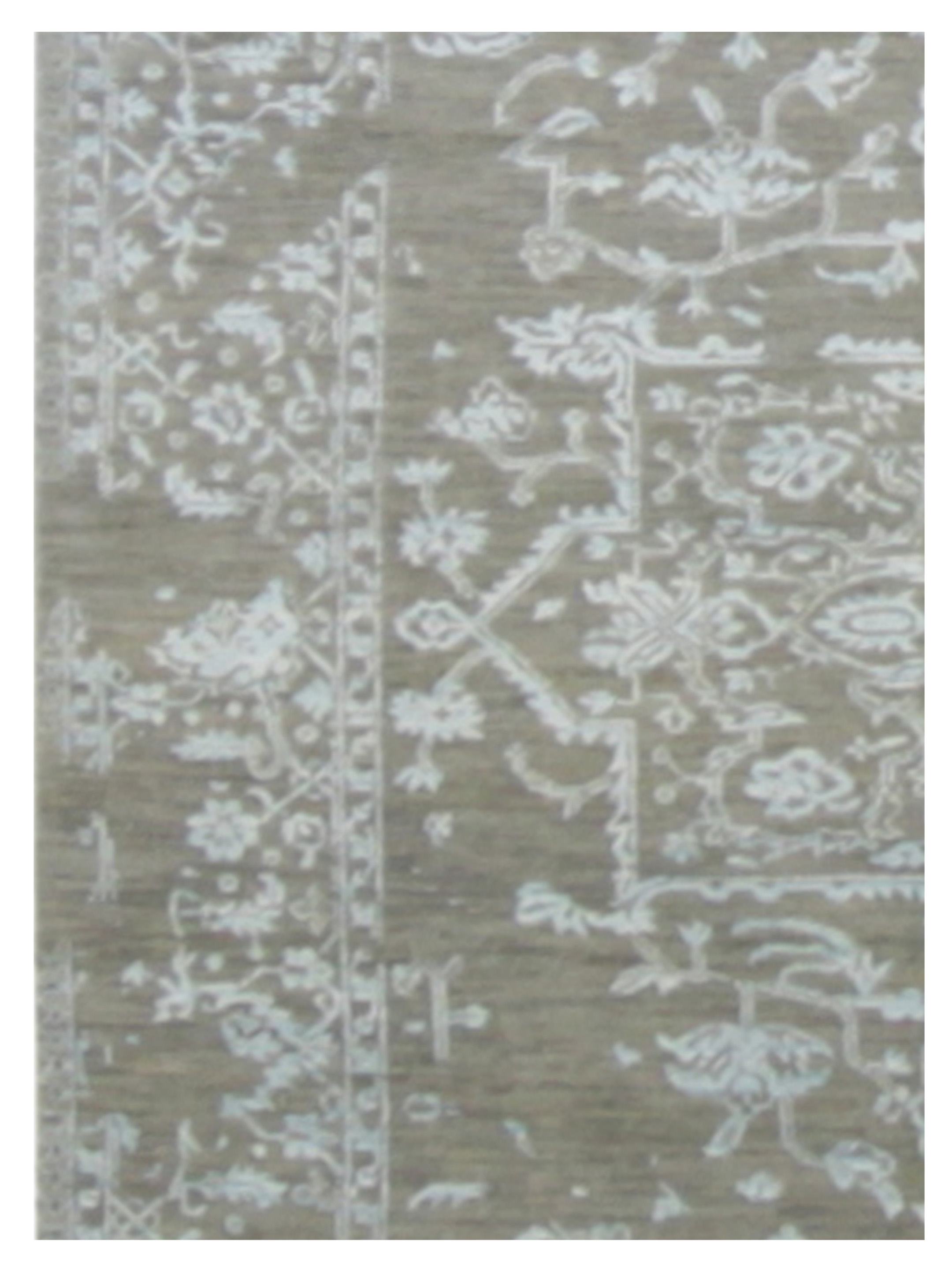 Erase Hand Knotted Grey 5x8 - Image 4 of 4