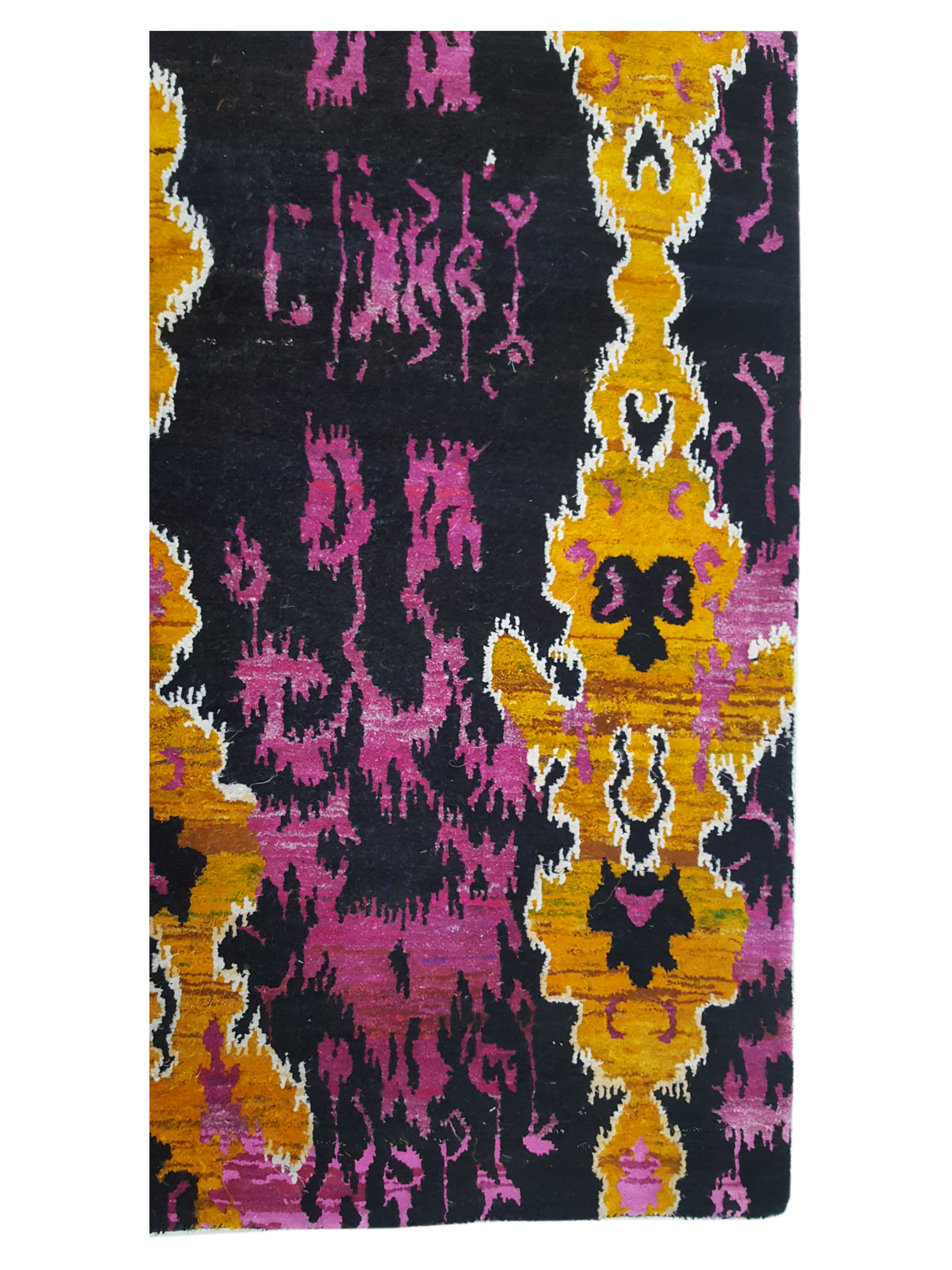 Banana Silk Hand Knotted Black 9x9 - Image 4 of 6