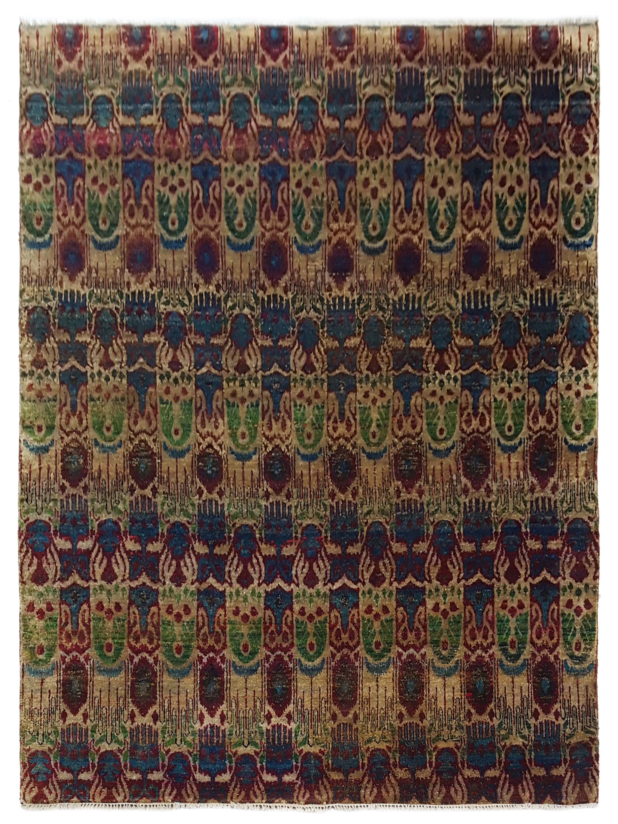 Sari Silk Hand Knotted Multi 8x10