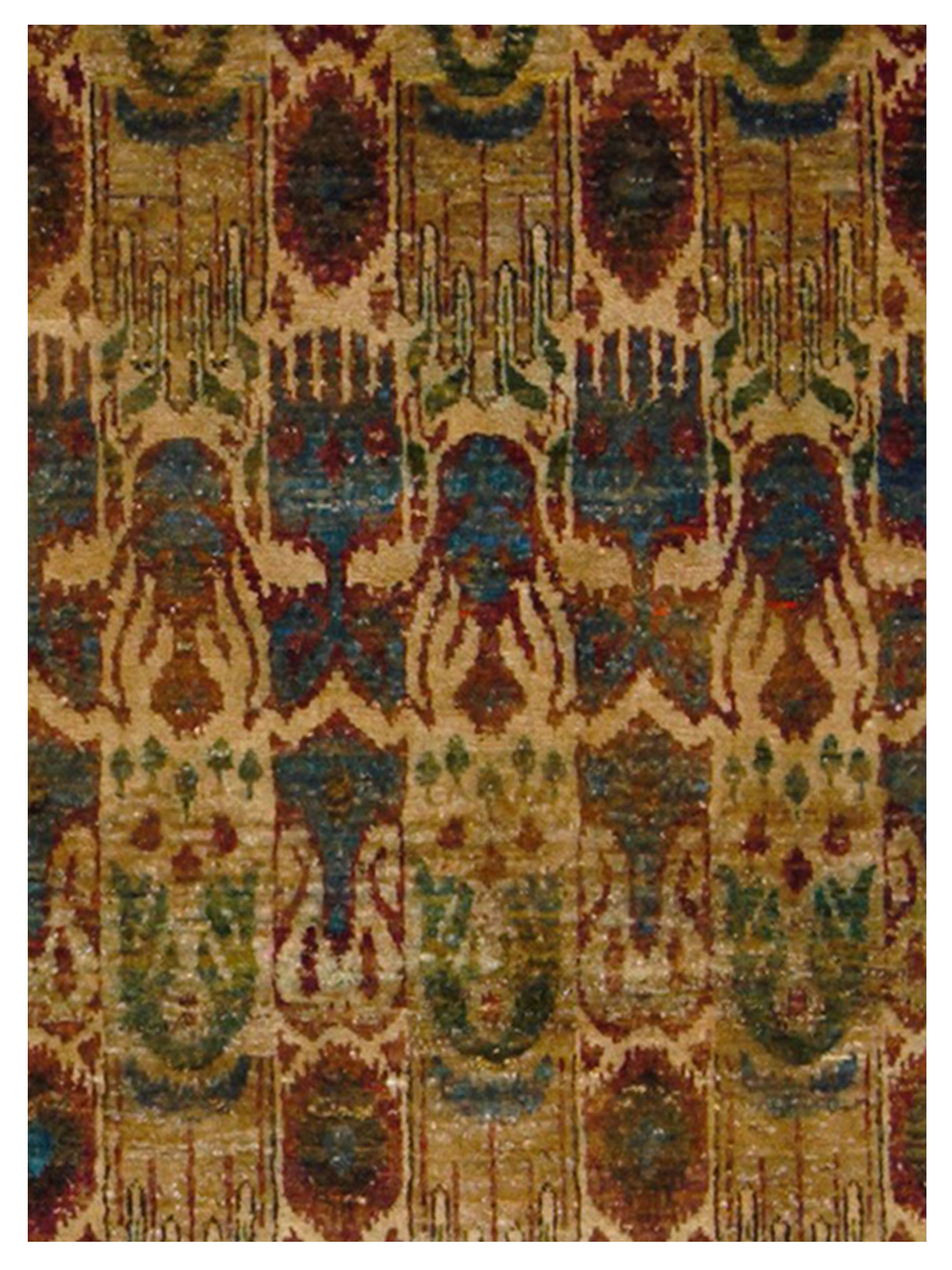Sari Silk Hand Knotted Multi 8x10 - Image 4 of 5