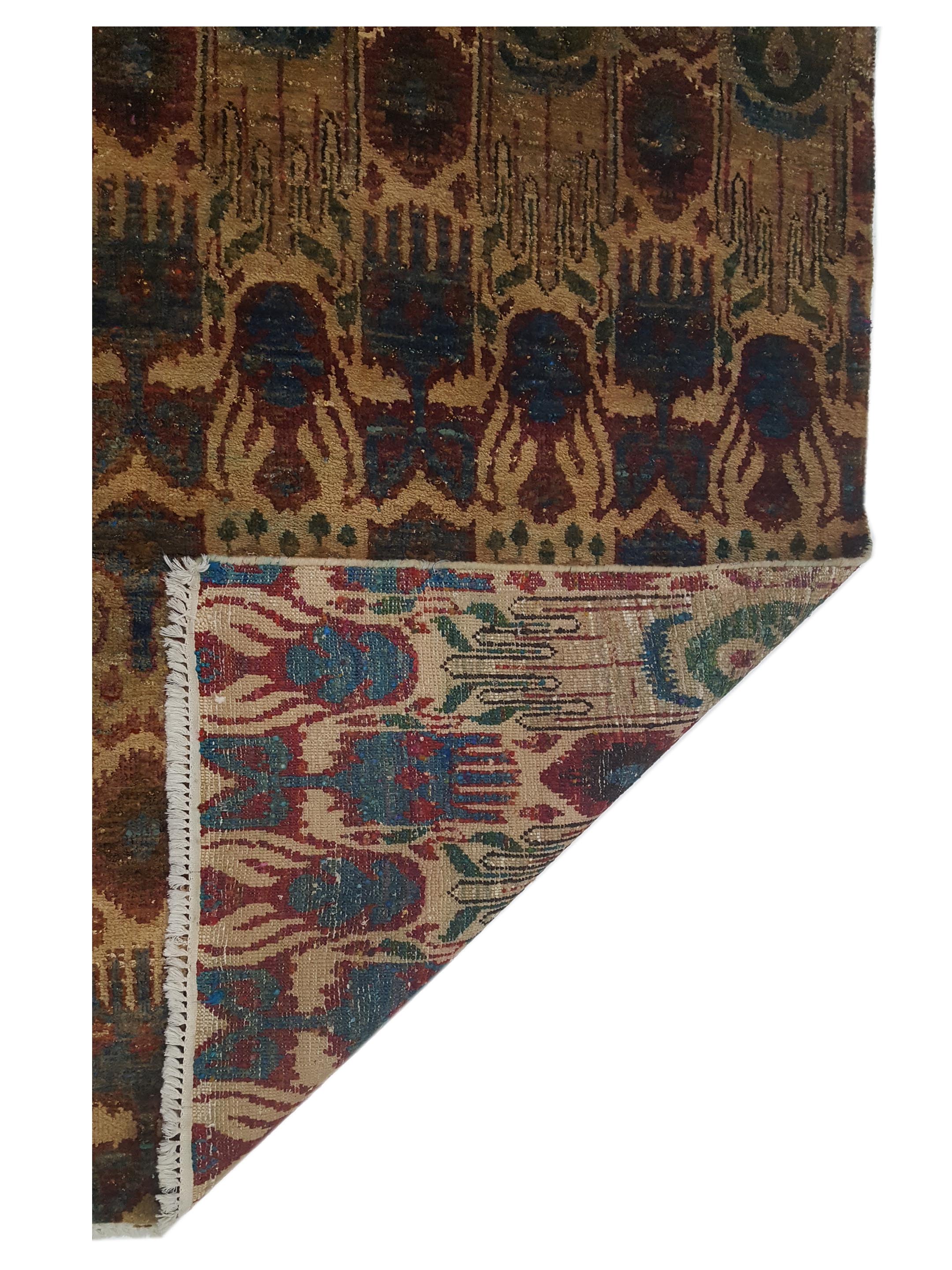 Sari Silk Hand Knotted Multi 8x10 - Image 5 of 5