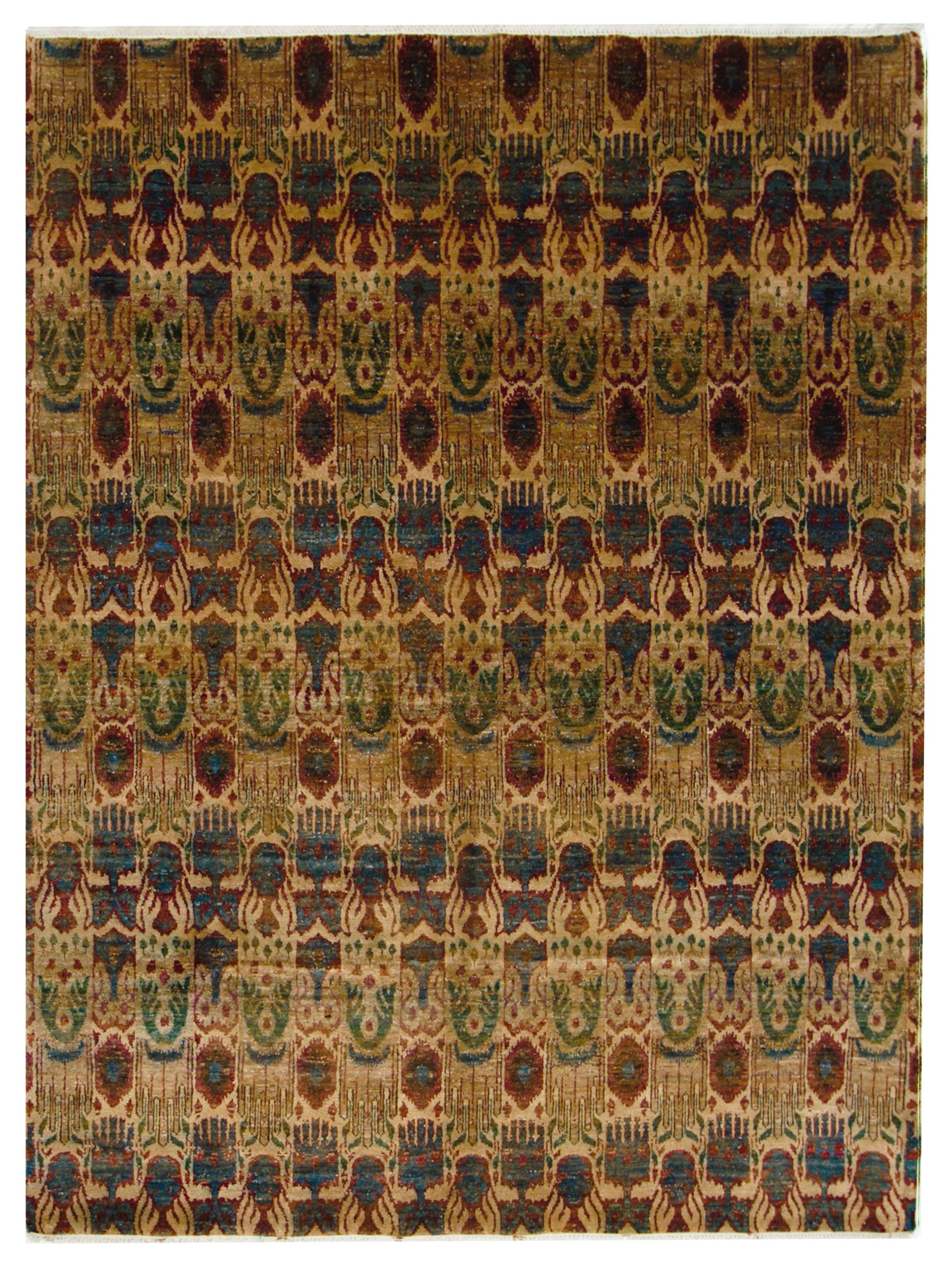 Sari Silk Hand Knotted Multi 8x10