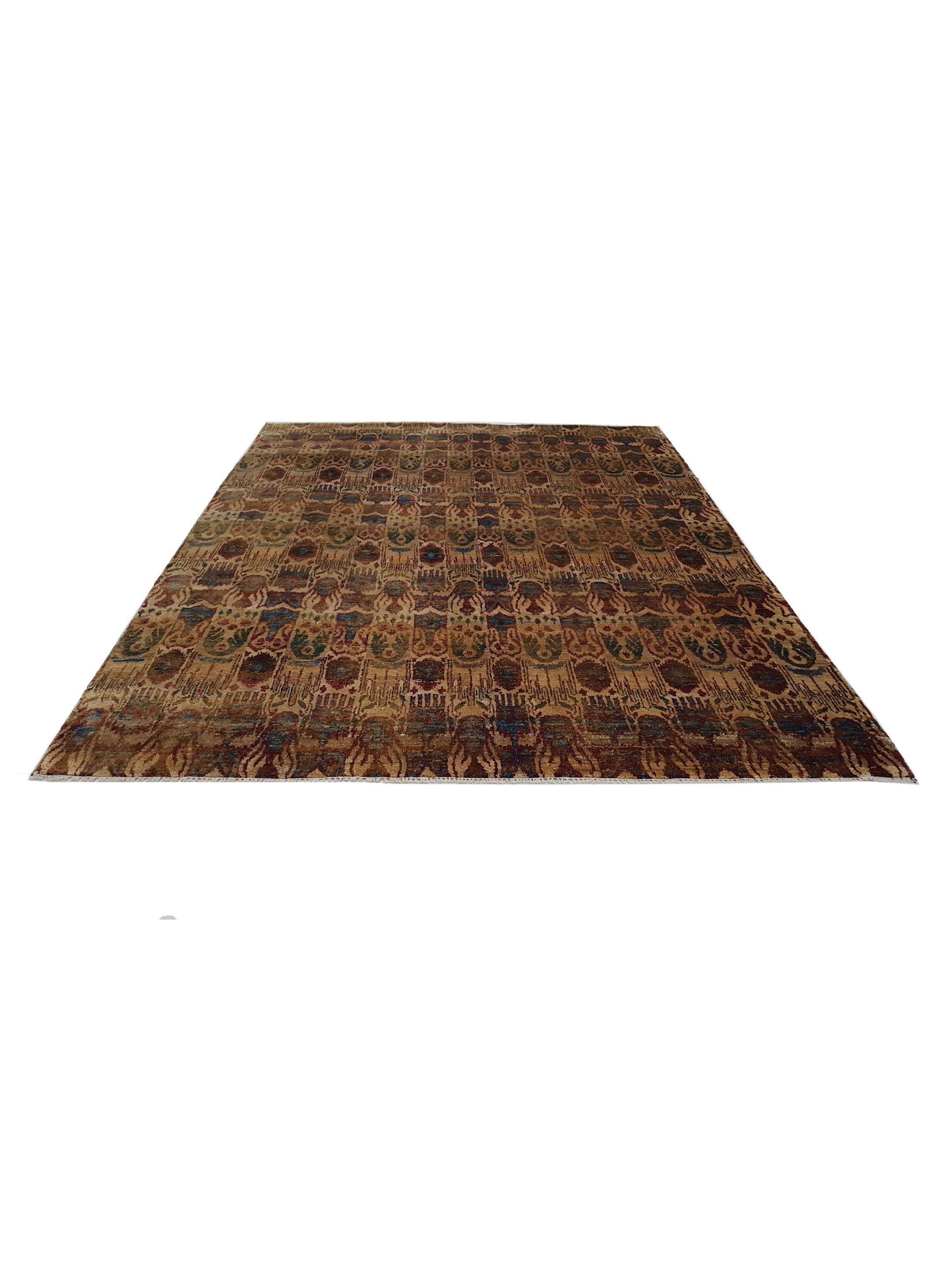 Sari Silk Hand Knotted Multi 8x10 - Image 2 of 6