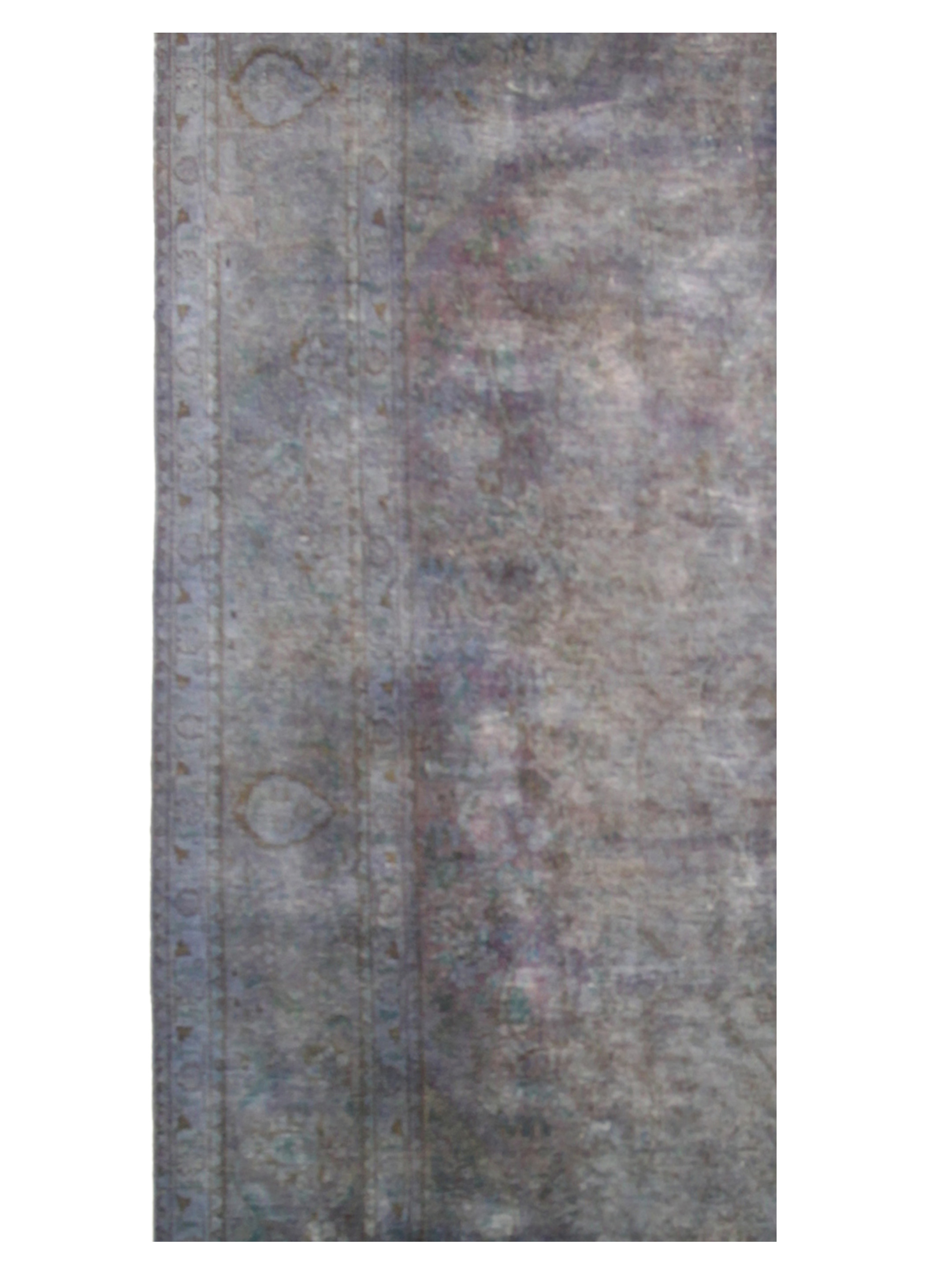 Overdyed Hand Knotted Blue 10x13 - Image 6 of 6