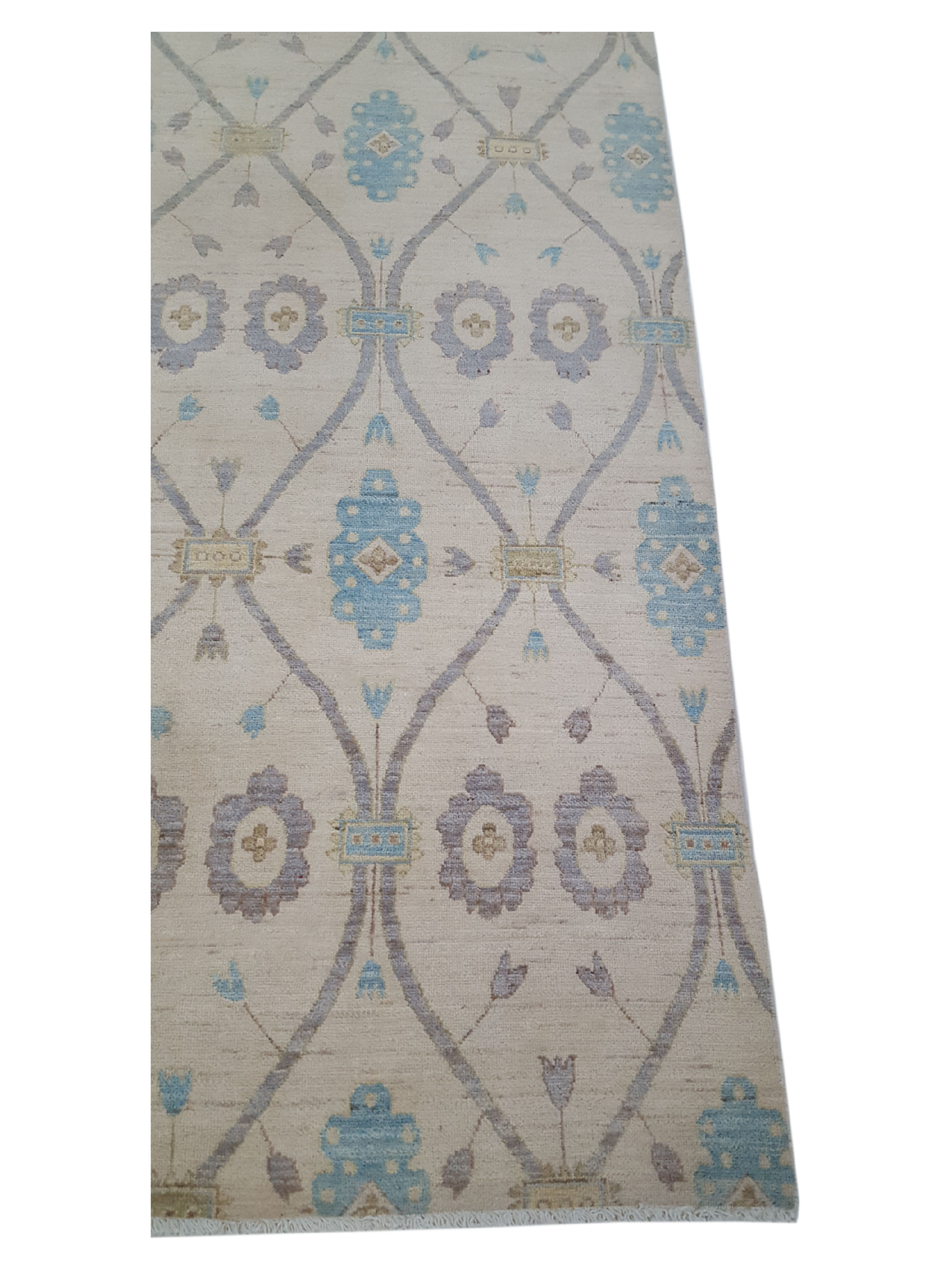 Ziegler Hand Knotted Ivory 9x12 - Image 4 of 6
