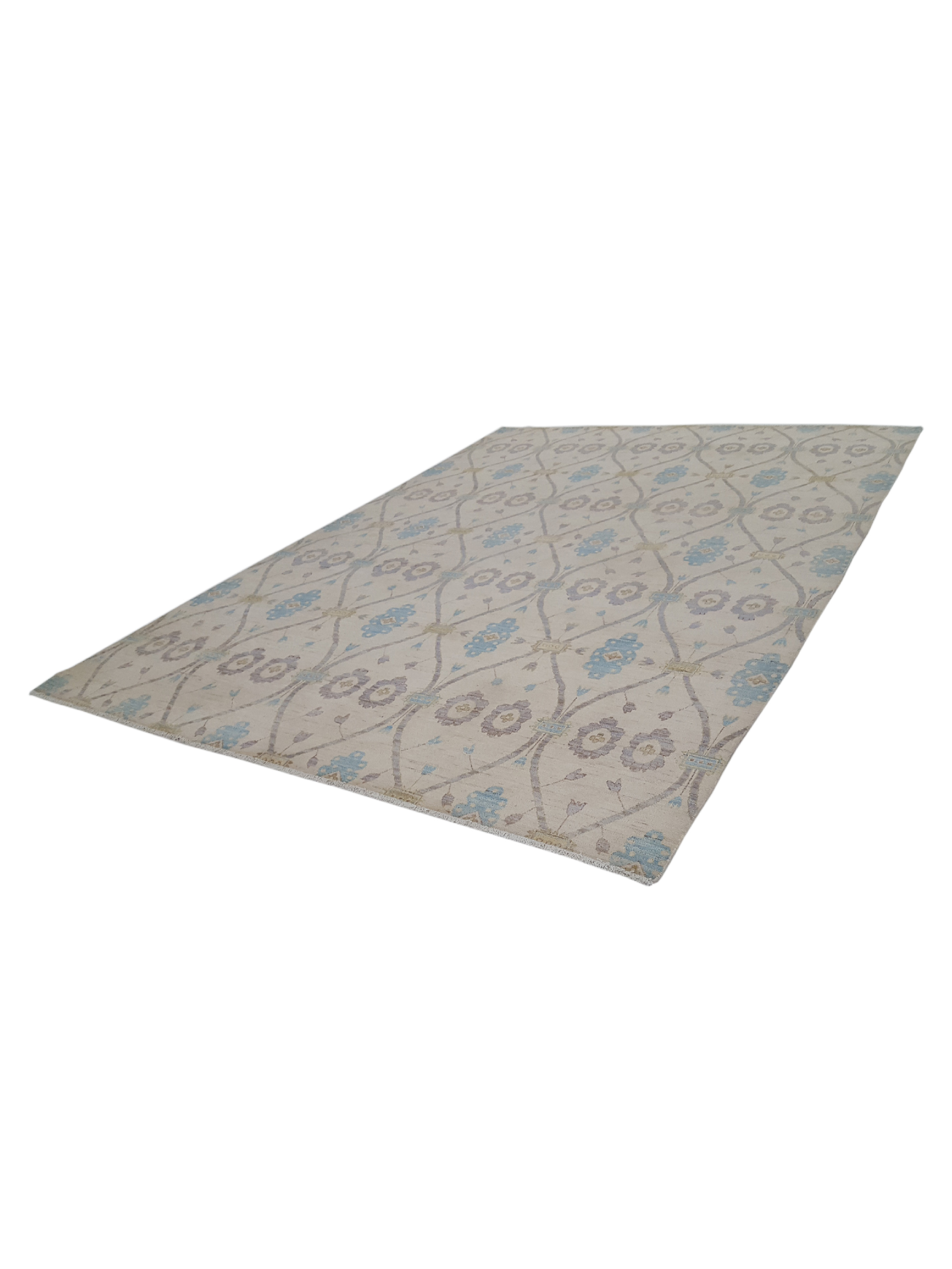 Ziegler Hand Knotted Ivory 9x12 - Image 6 of 6