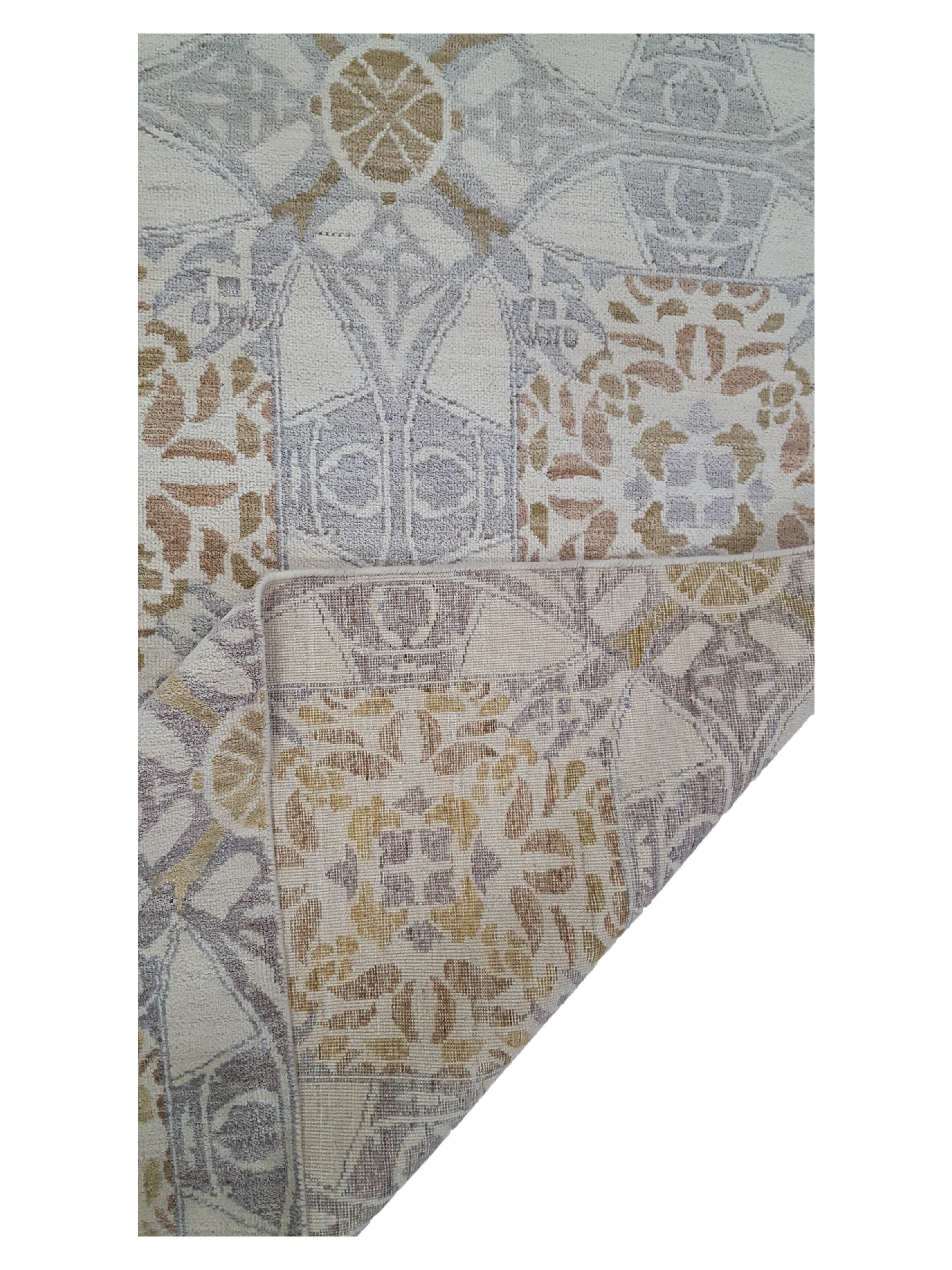 Ziegler Hand Knotted Beige 12x15 - Image 3 of 6