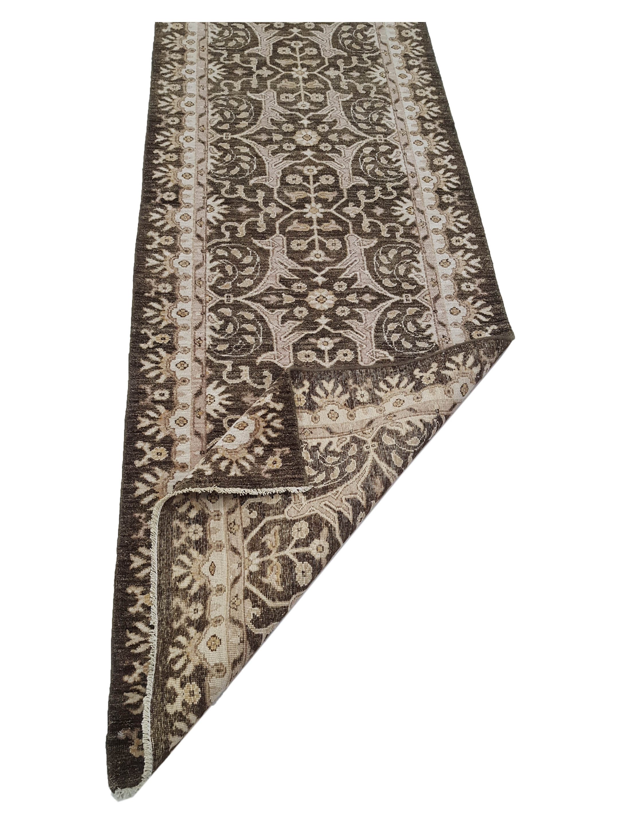 Ziegler Hand Knotted Brown 3x29 - Image 2 of 5