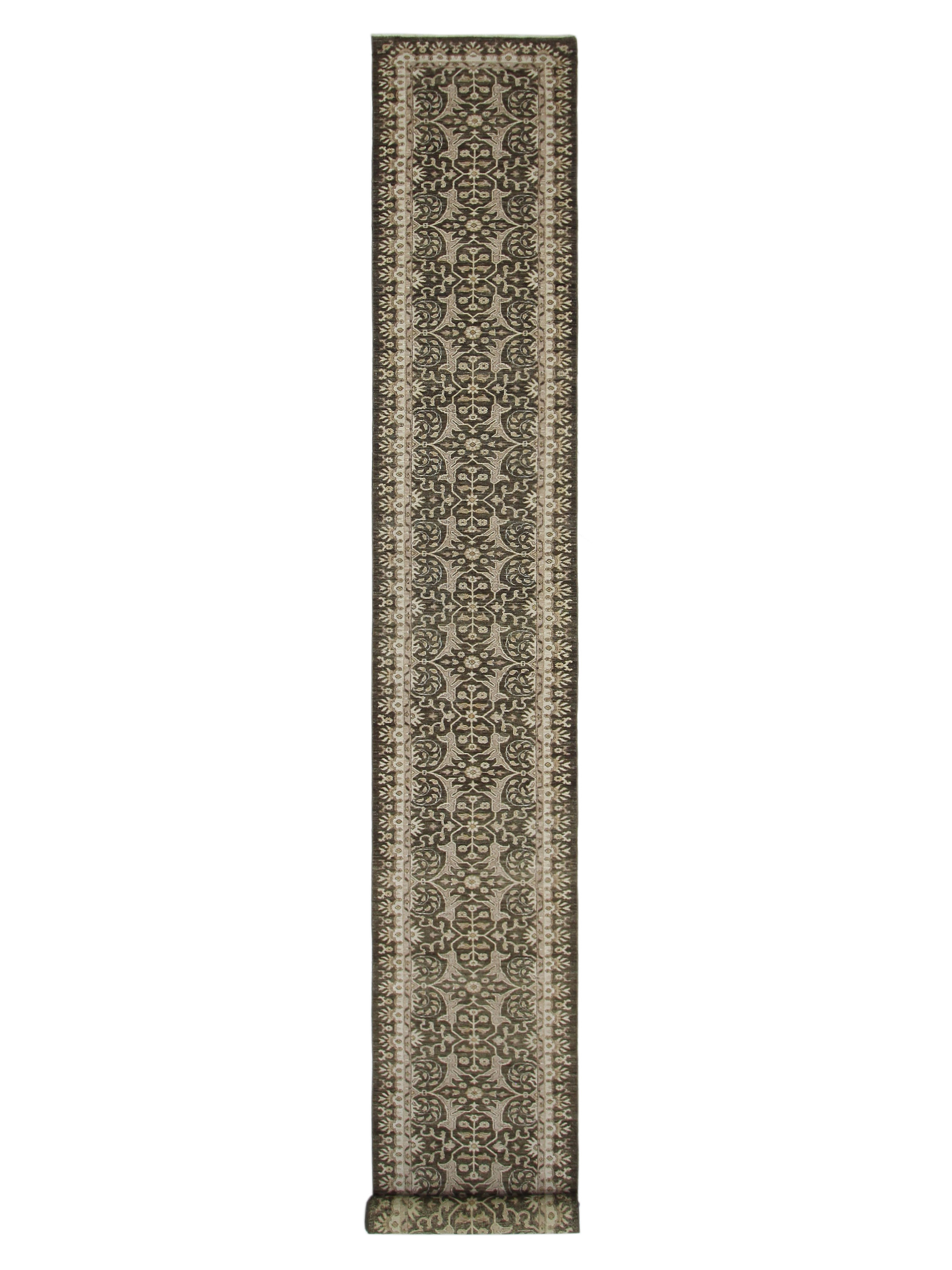 Ziegler Hand Knotted Brown 3x29