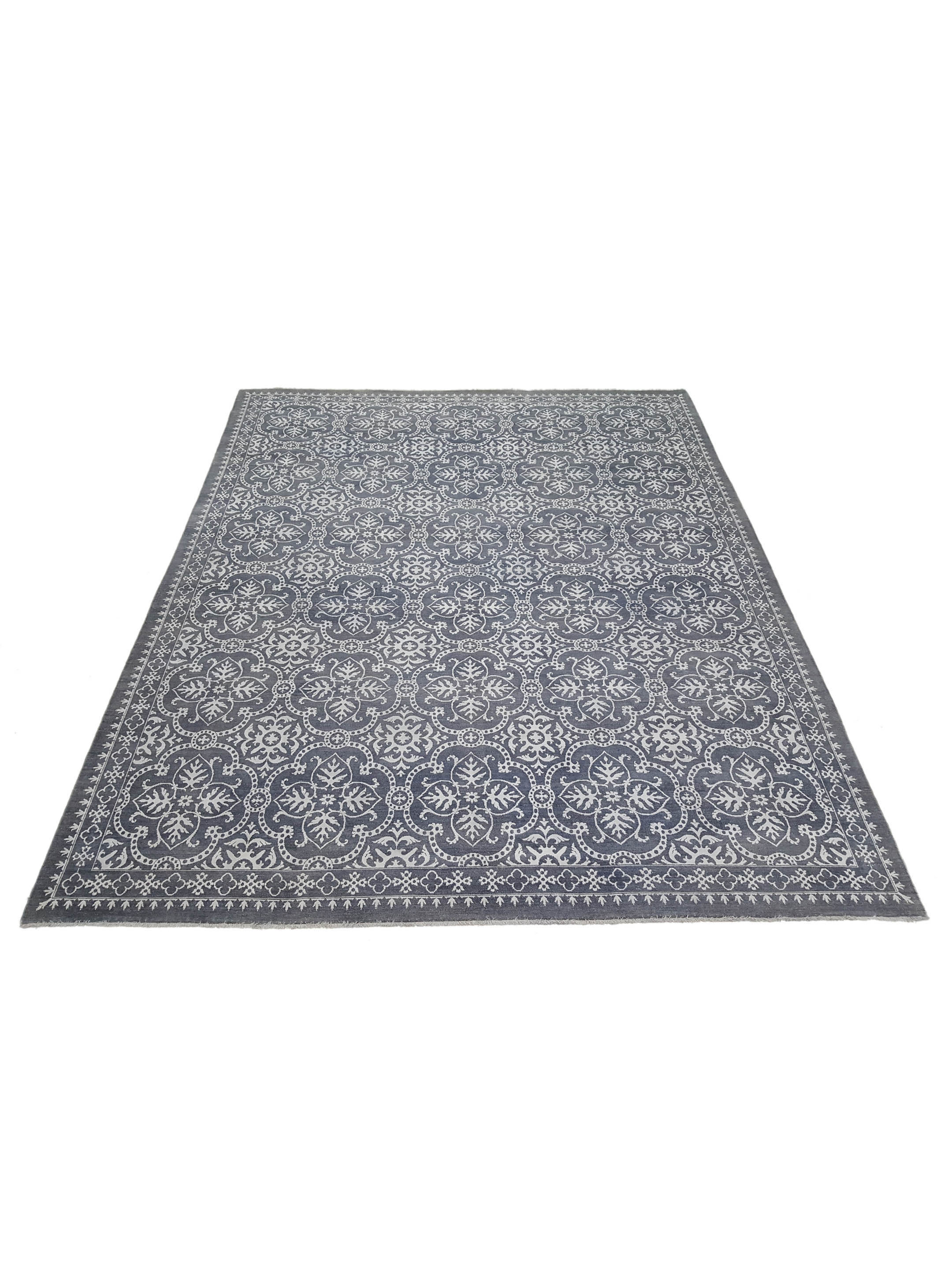 Ziegler Hand Knotted Grey 12x15 - Image 2 of 6