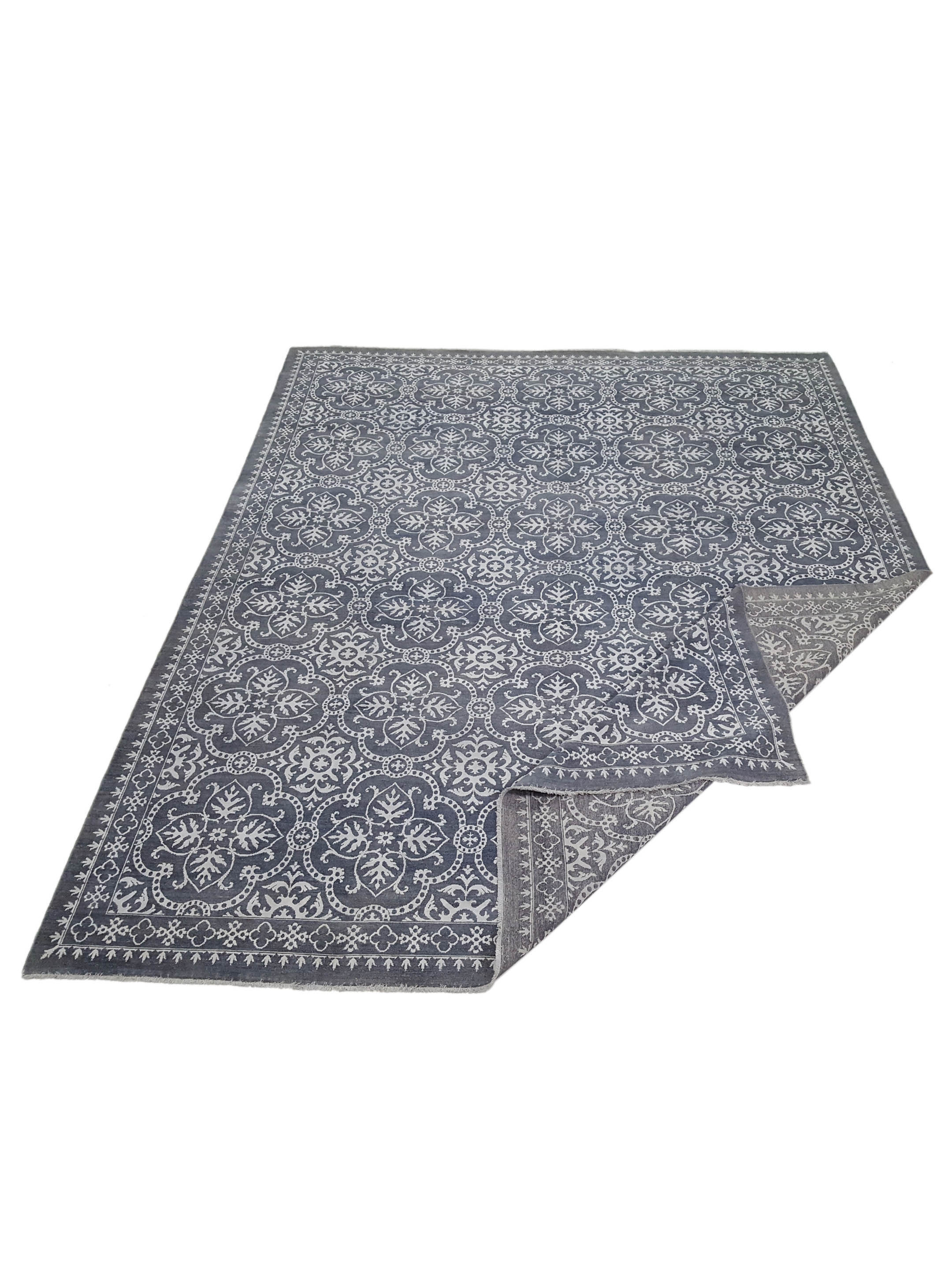 Ziegler Hand Knotted Grey 12x15 - Image 3 of 6