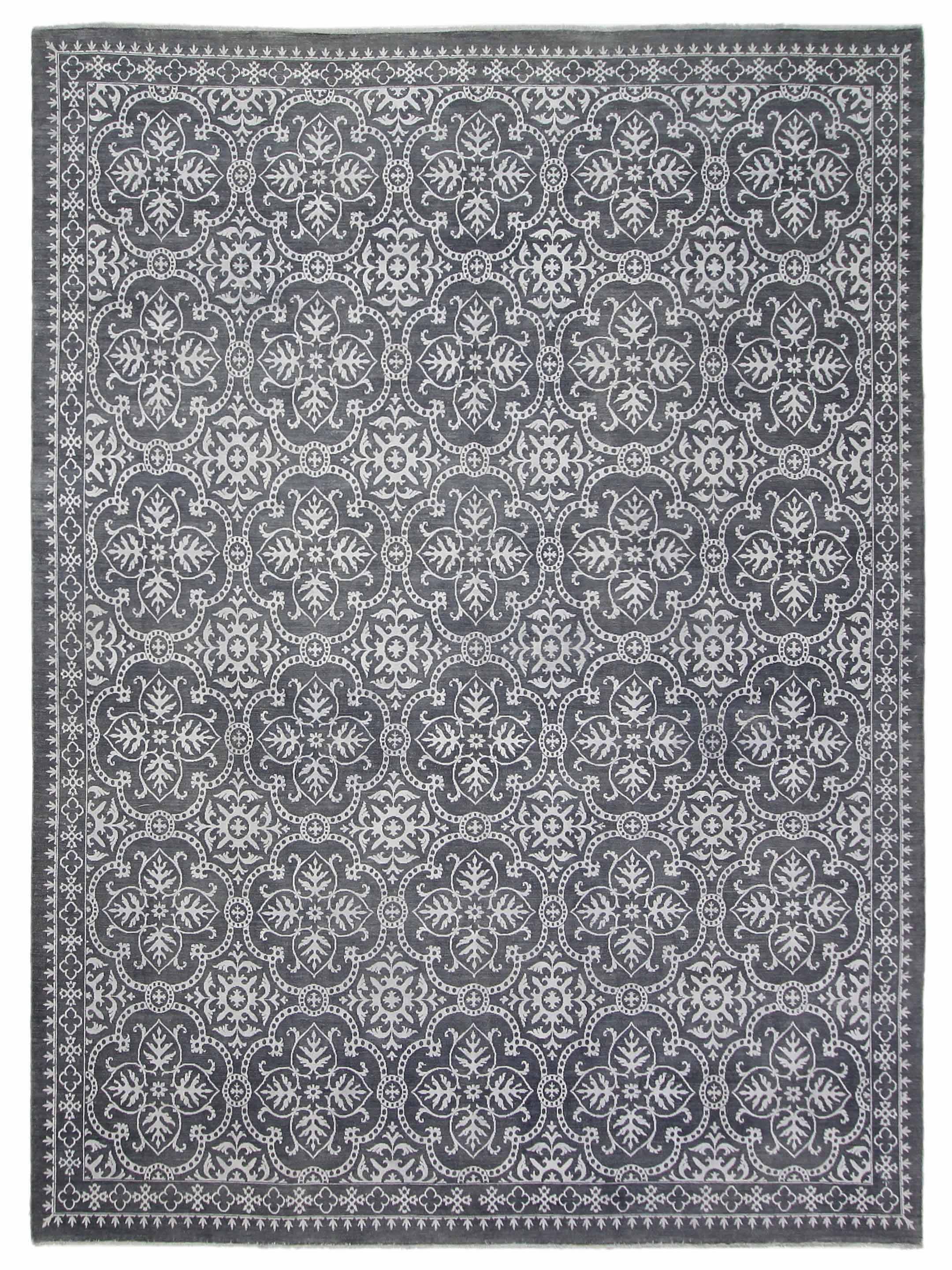 Ziegler Hand Knotted Grey 12x15