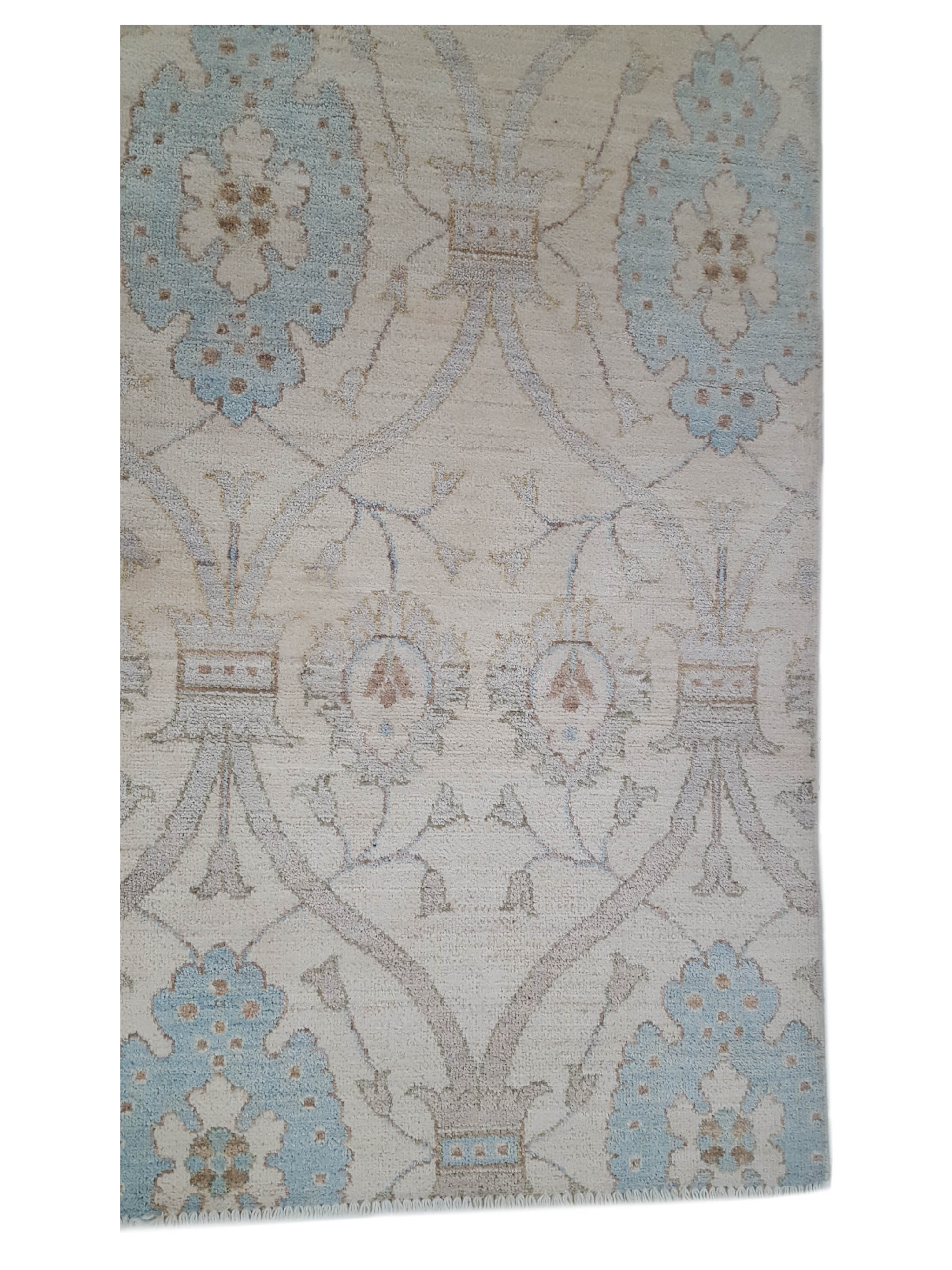Ziegler Hand Knotted Ivory 10x14 - Image 4 of 6
