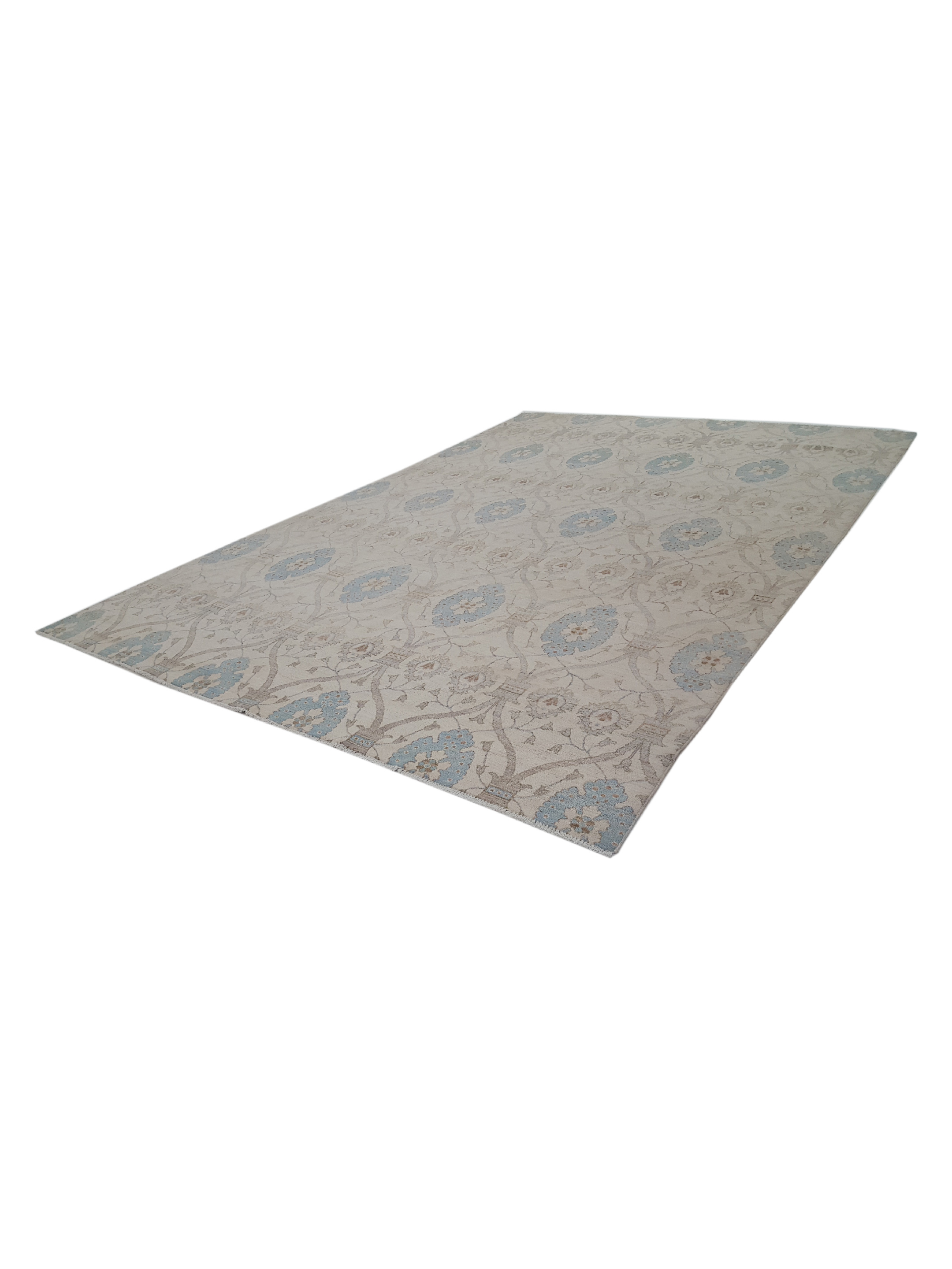 Ziegler Hand Knotted Ivory 10x14 - Image 6 of 6