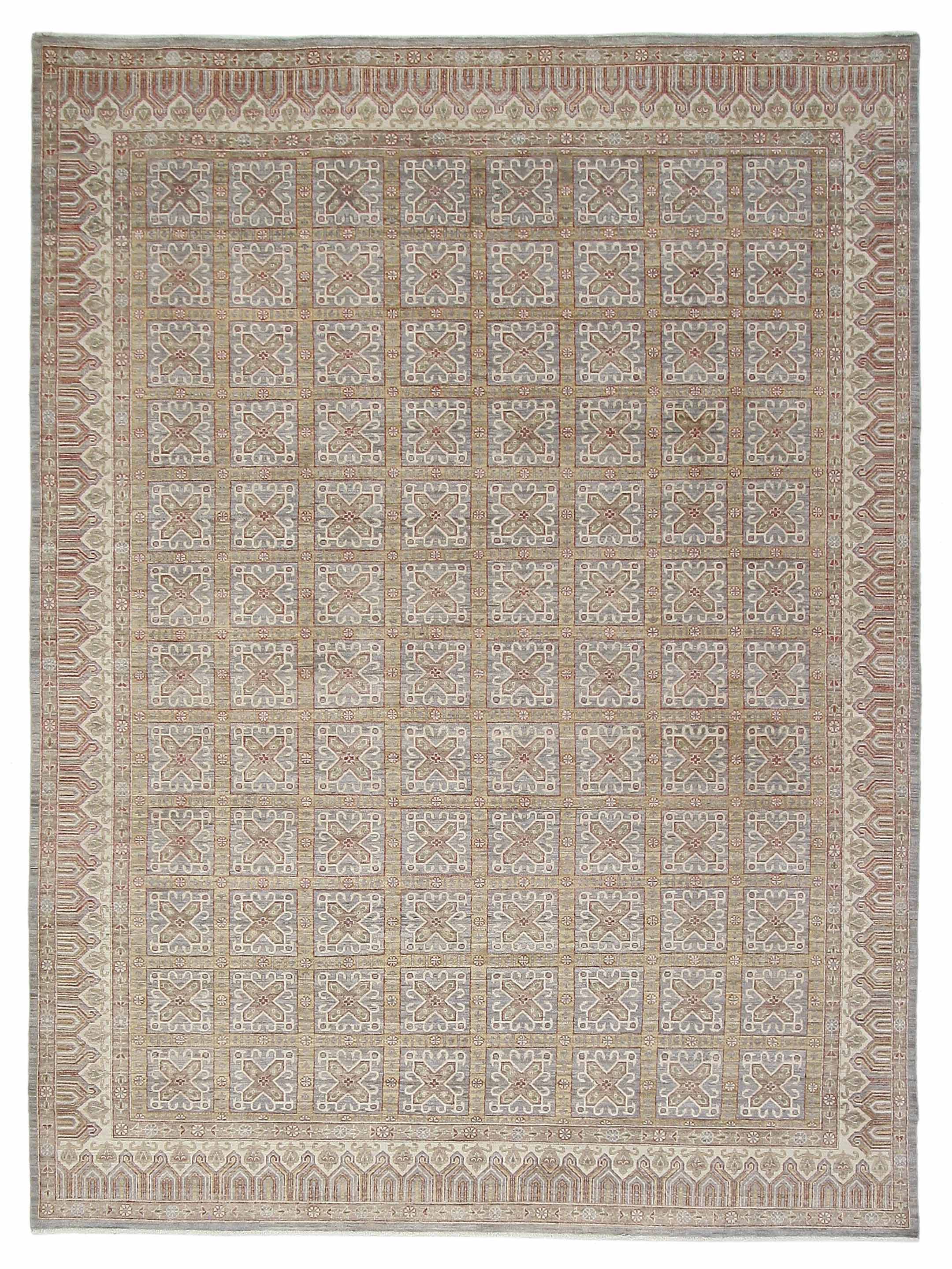 Ziegler Hand Knotted Grey 10x14