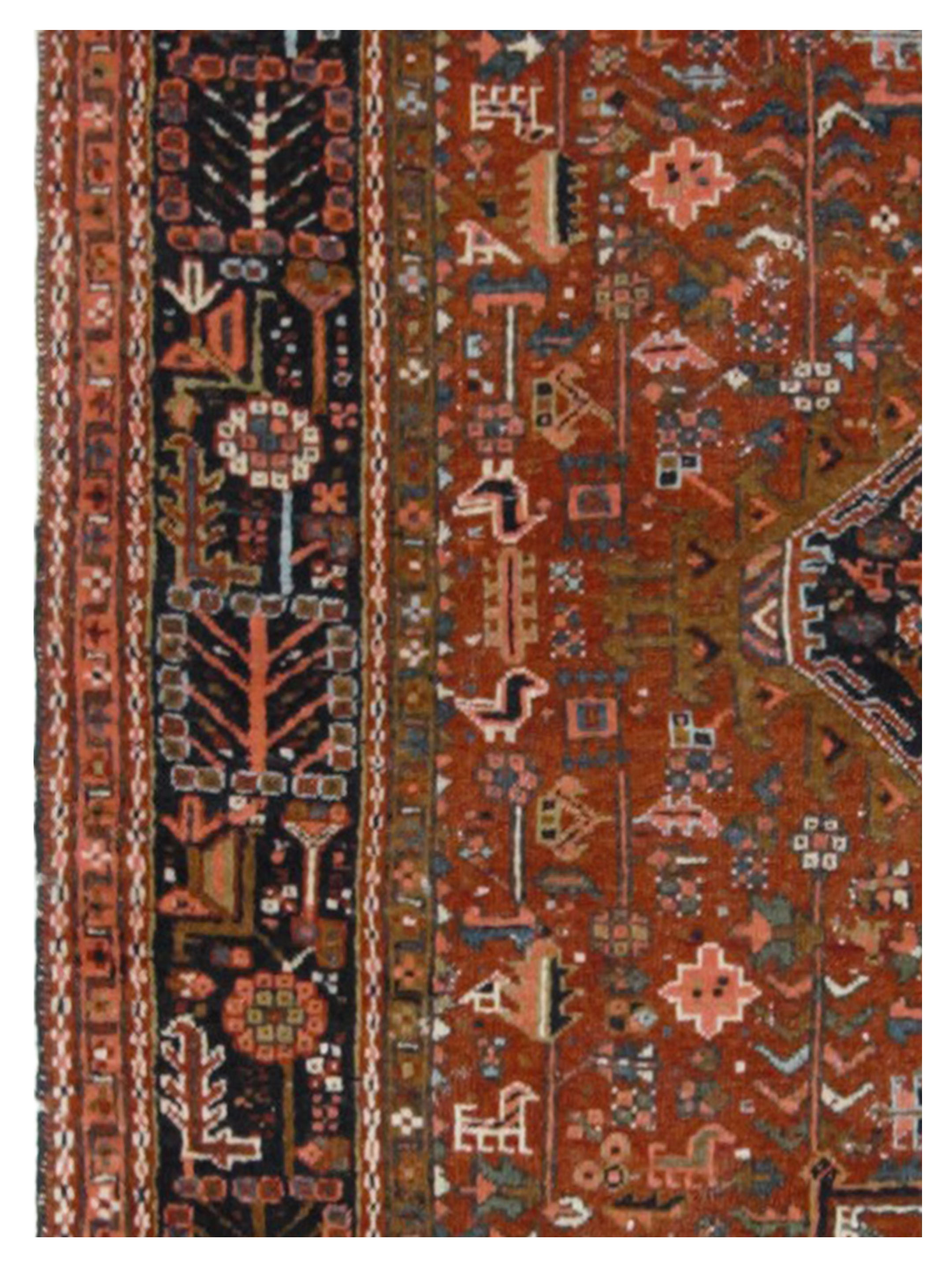 Karajah Hand Knotted Burgundy 4x6 - Image 4 of 5