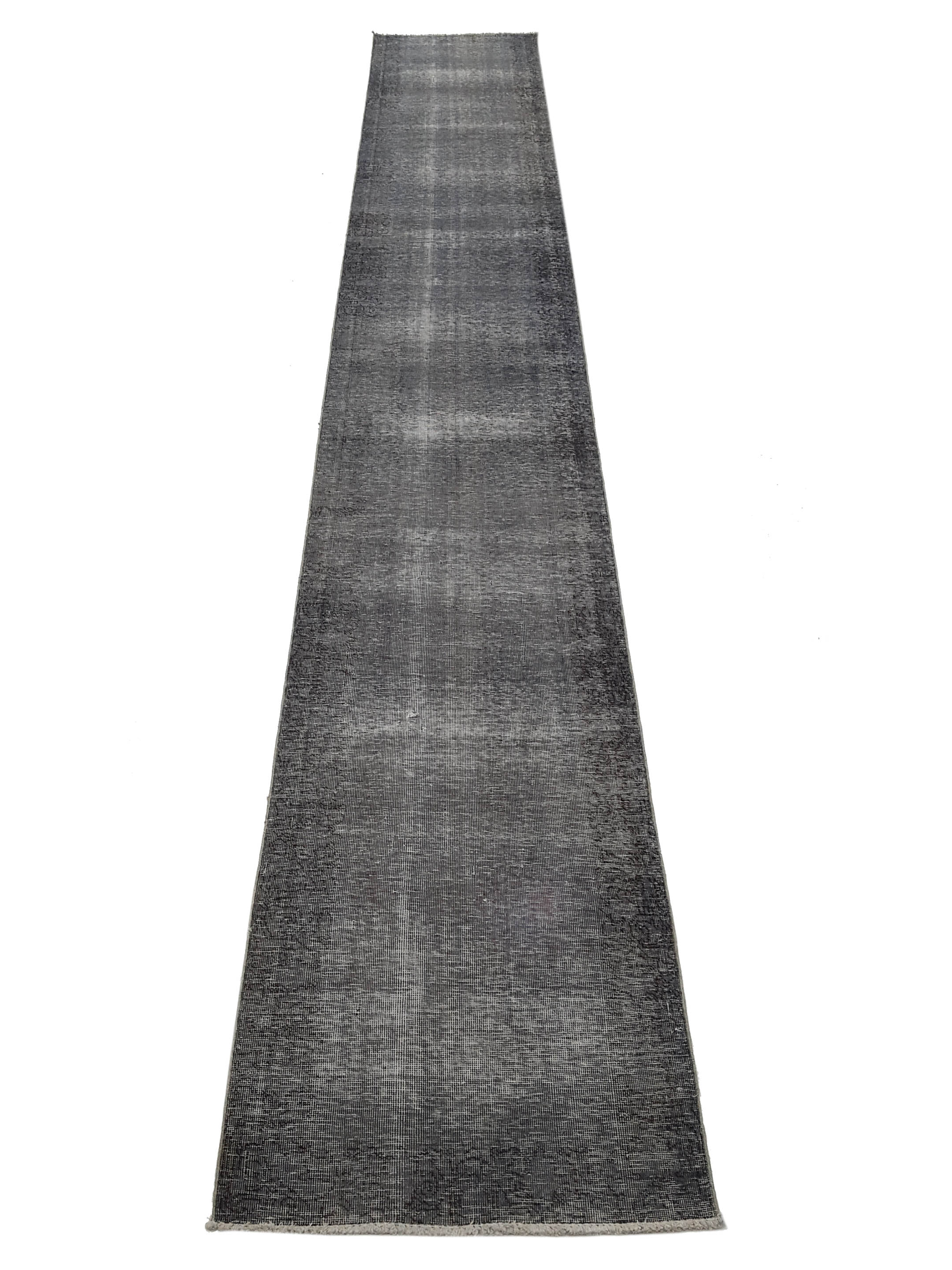 Vintage Hand Knotted Grey 3x18 - Image 2 of 5