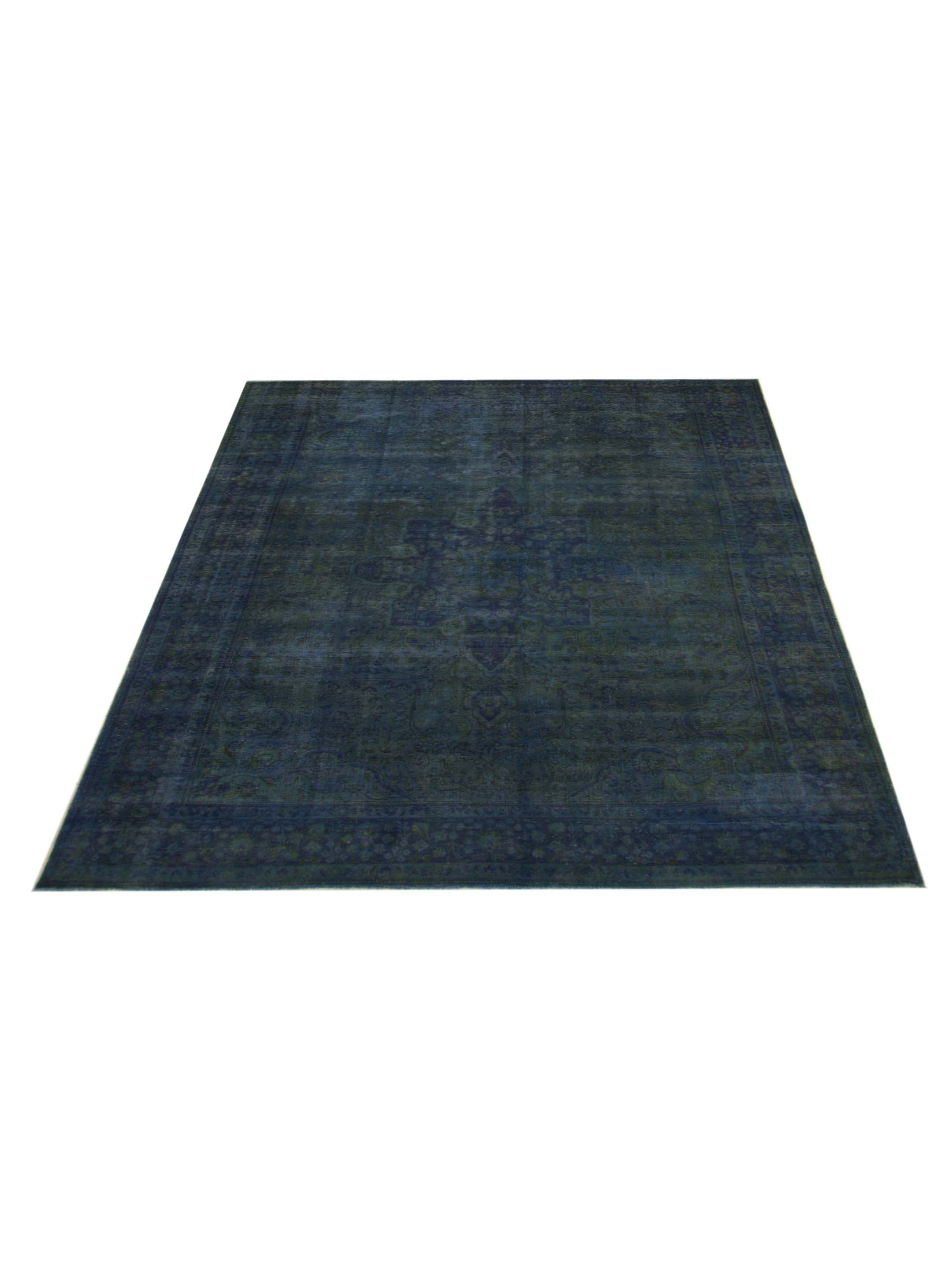 Overdyed Hand Knotted Blue 10x13 - Image 2 of 5