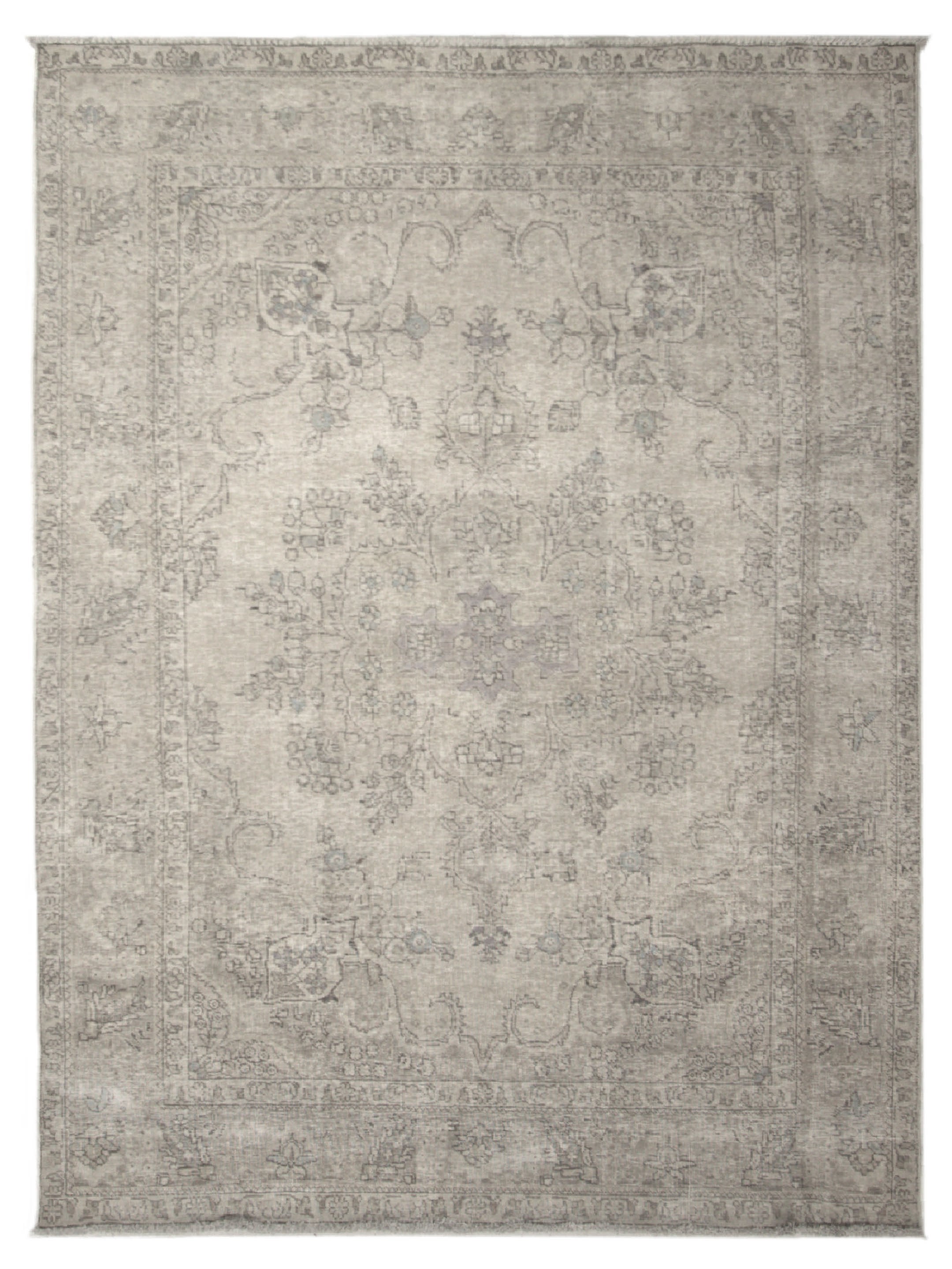 Vintage Hand Knotted Beige 7x10