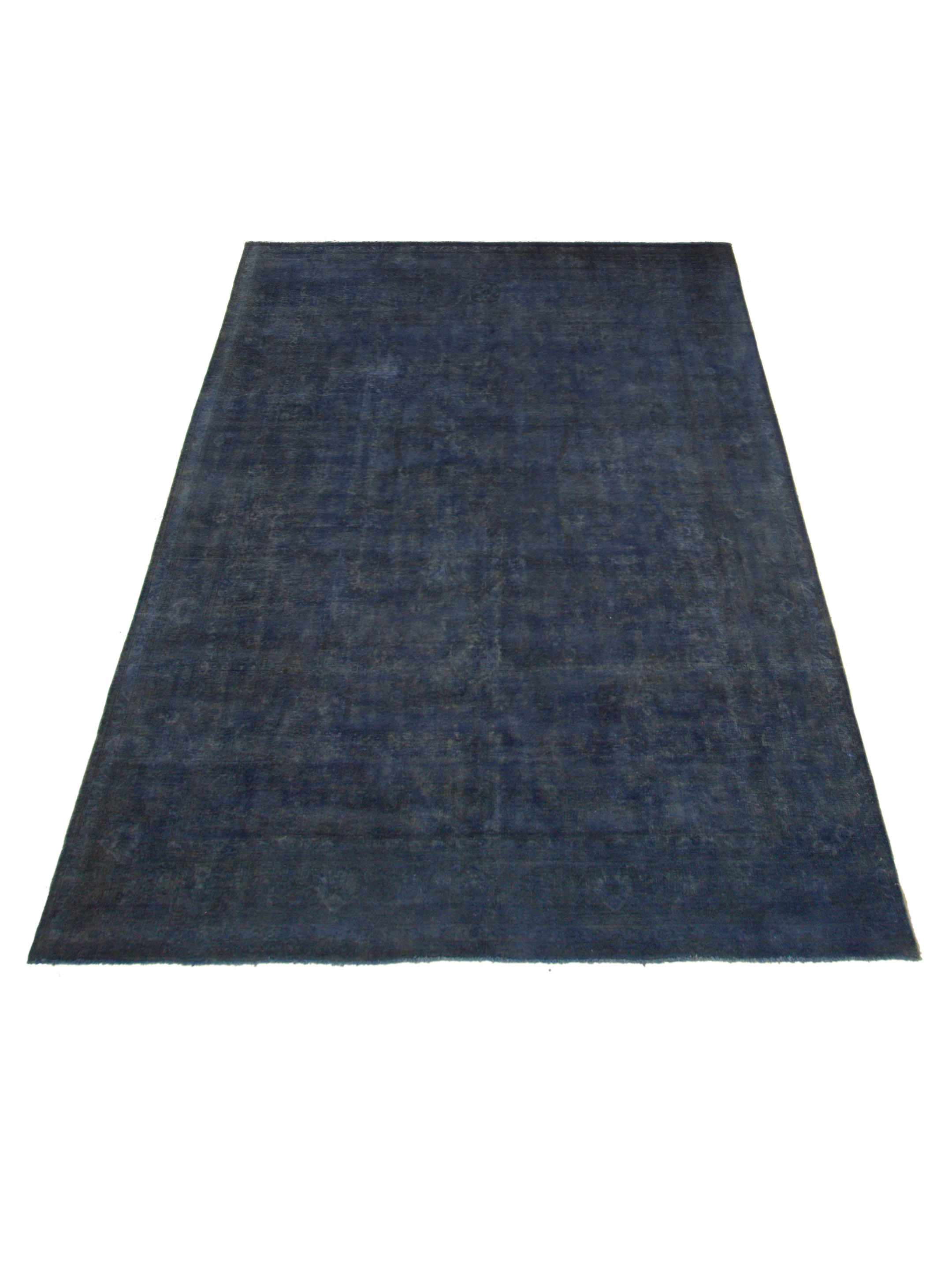Vintage Overdyed Hand Knotted Navy 10x13 - Image 2 of 5