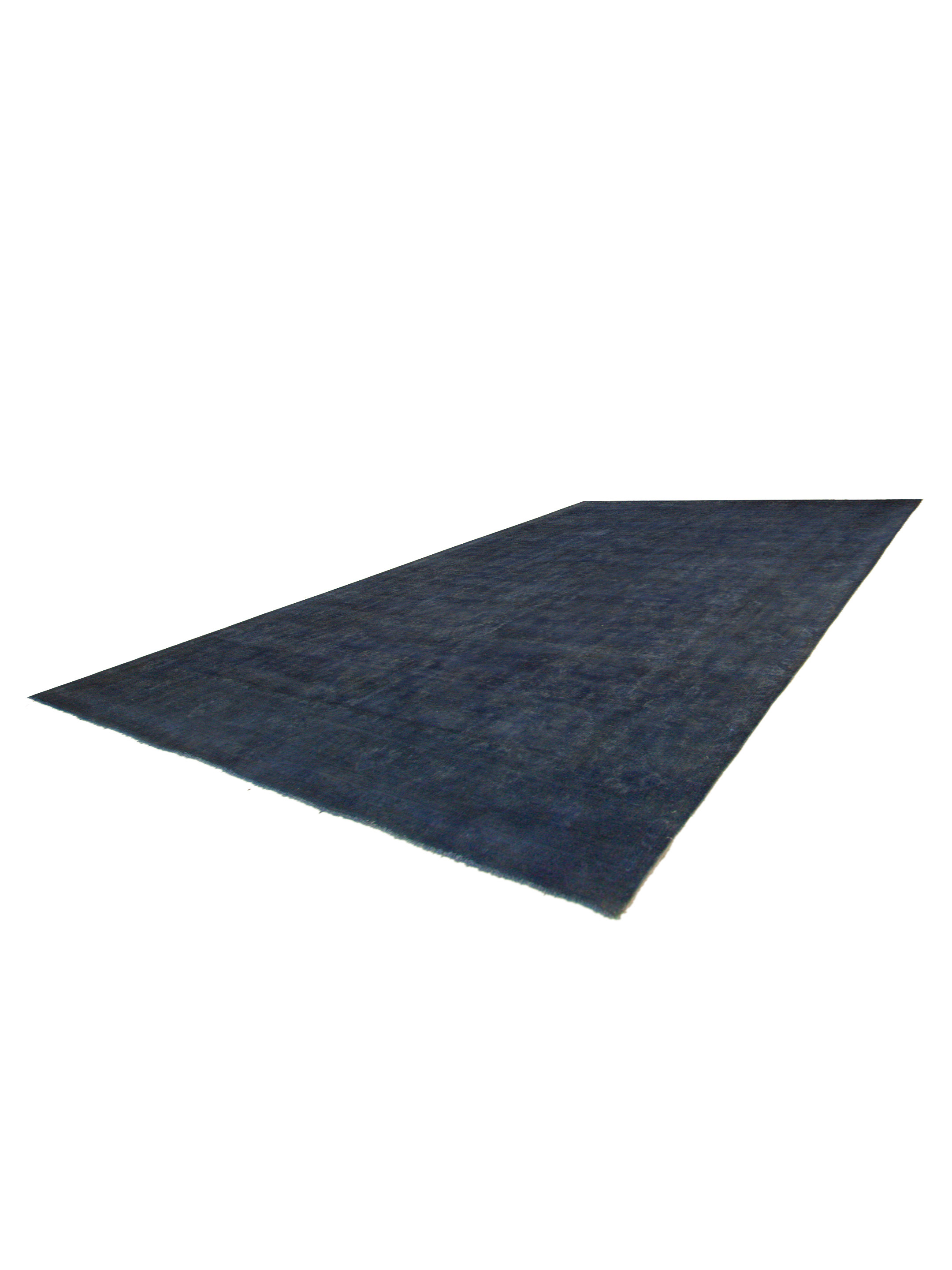 Vintage Overdyed Hand Knotted Navy 10x13 - Image 5 of 5