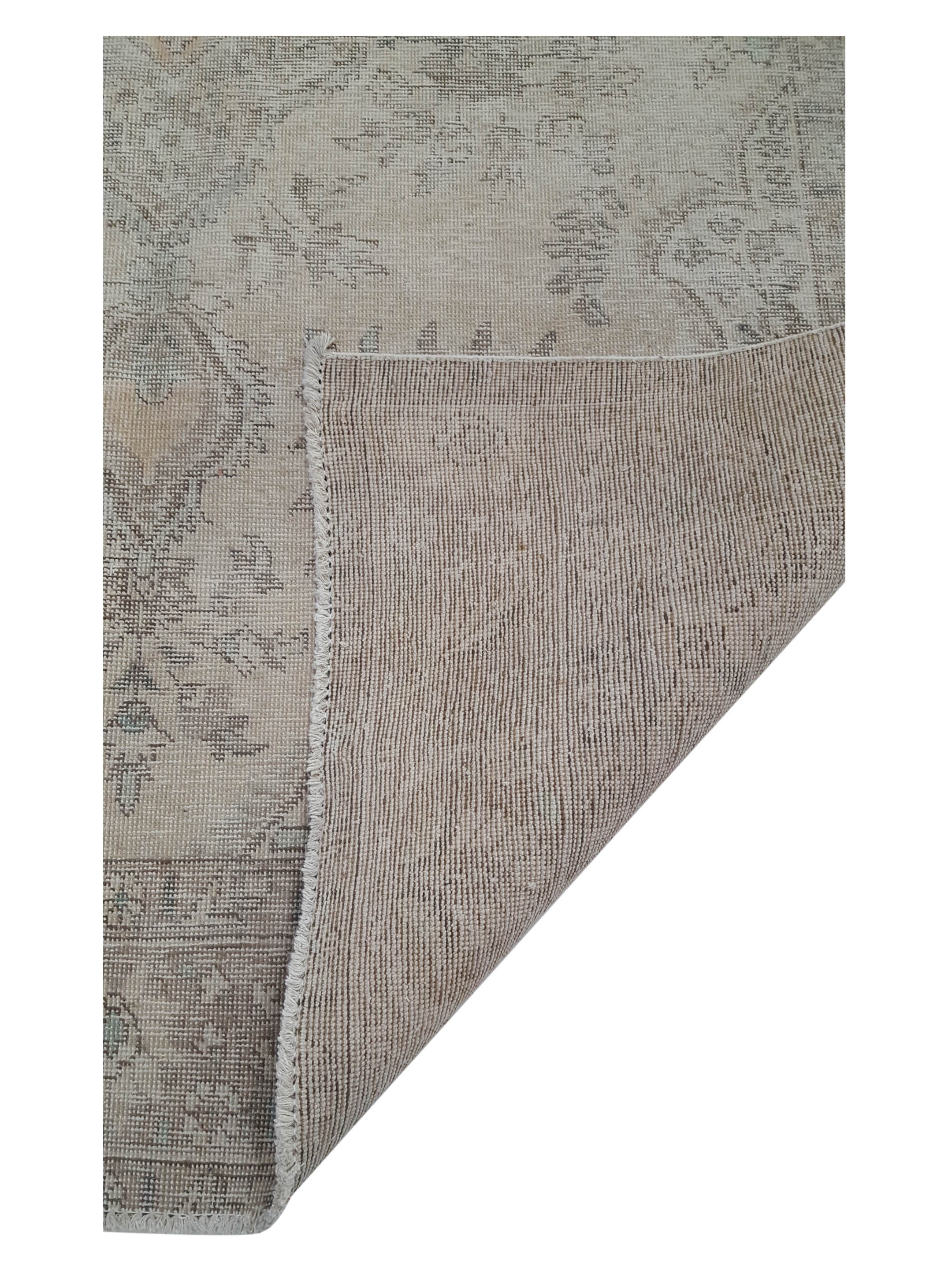 Vintage Hand Knotted Ivory 6x9 - Image 3 of 6