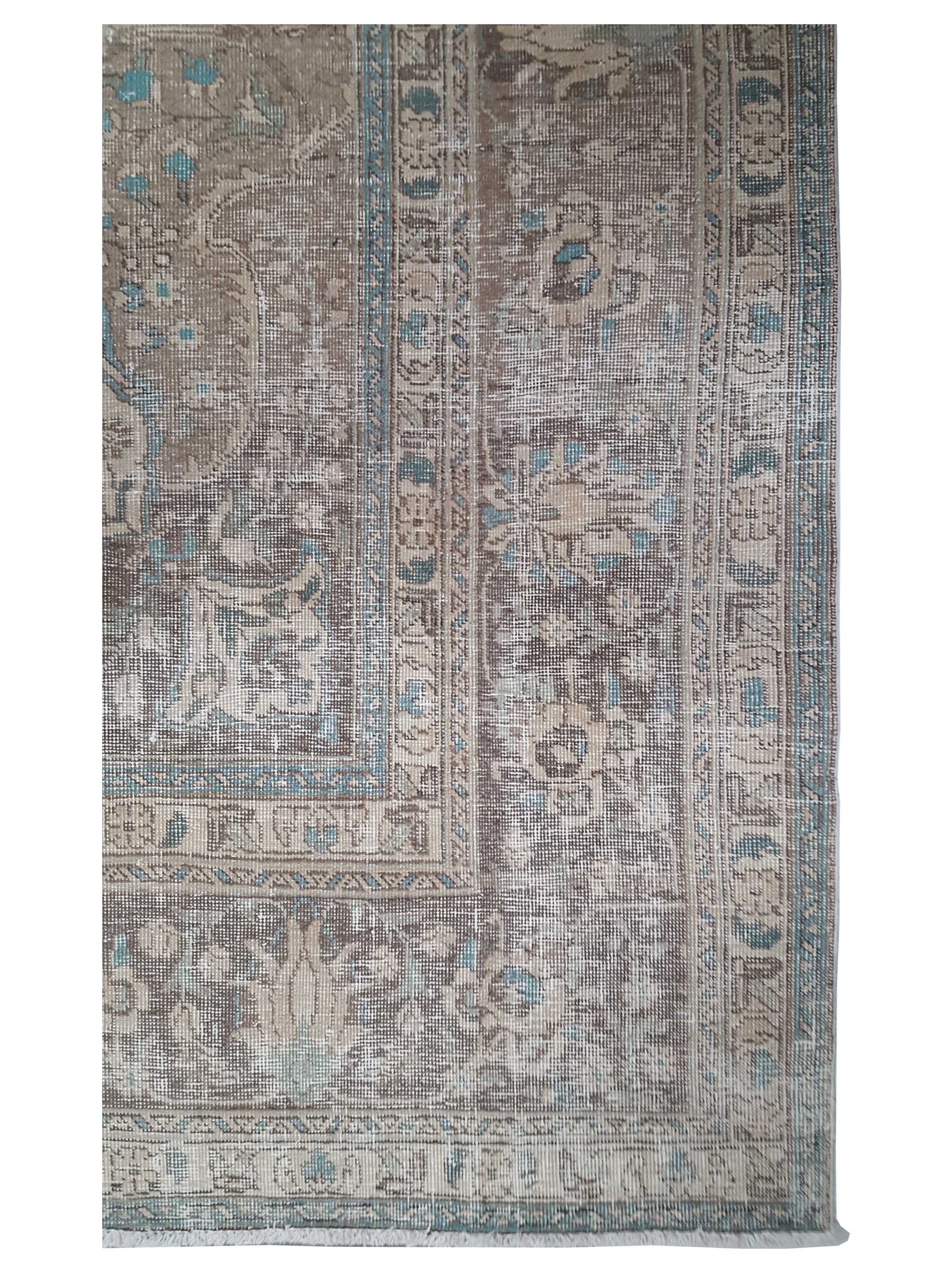 Vintage Hand Knotted Beige 10x13 - Image 4 of 8
