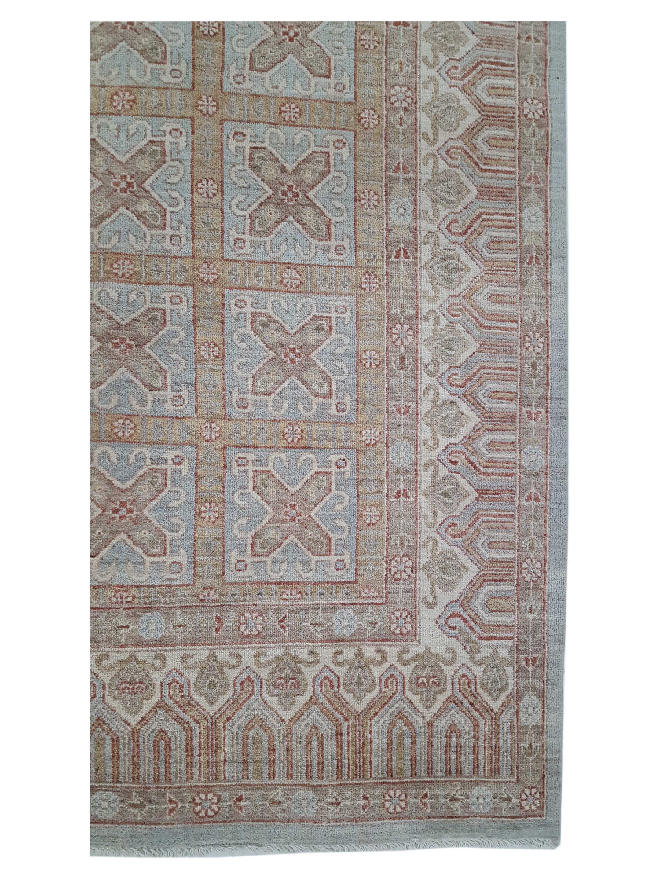 Ziegler Hand Knotted Lt.Blue 9x12 - Image 4 of 6