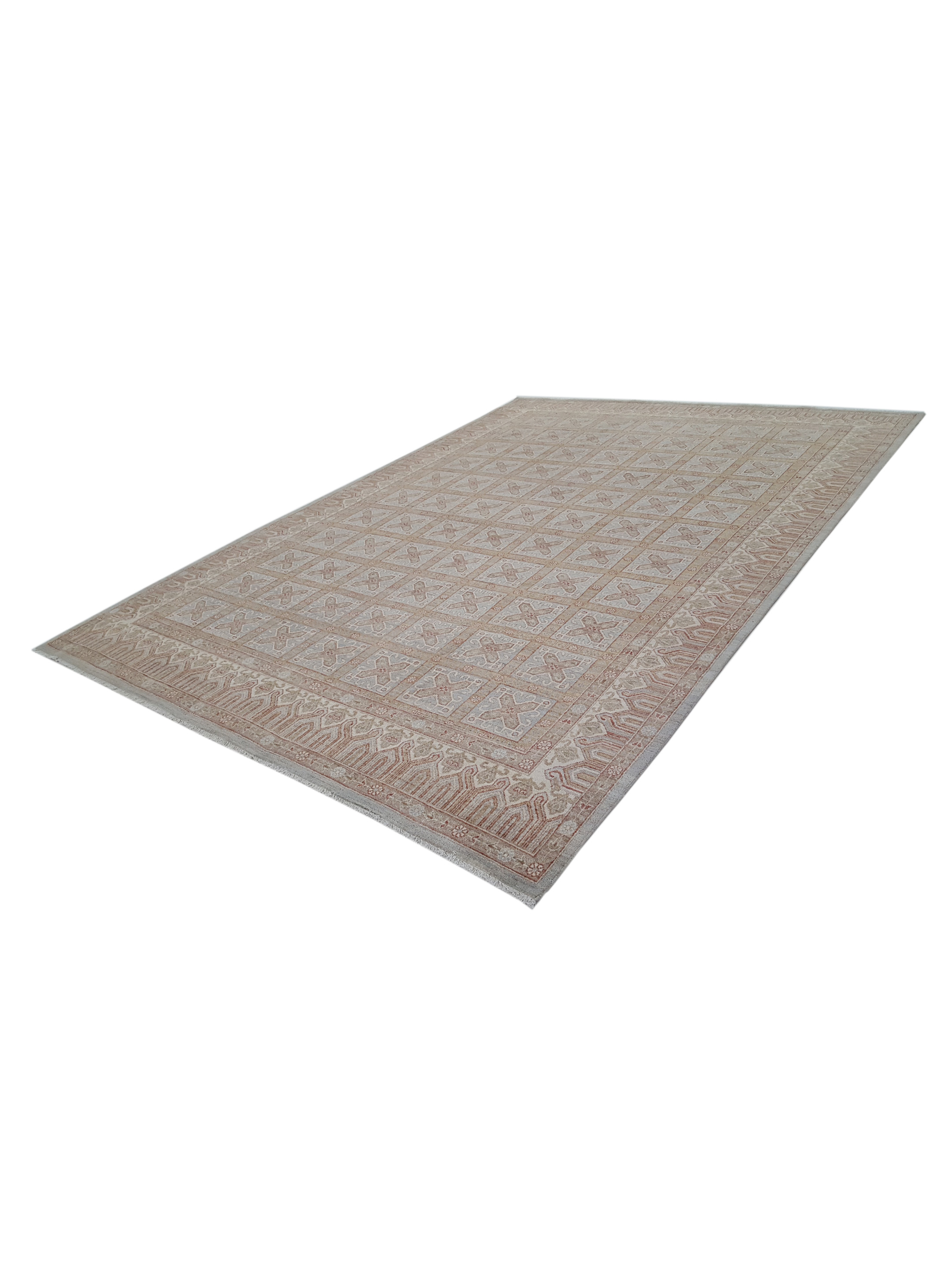 Ziegler Hand Knotted Lt.Blue 9x12 - Image 6 of 6