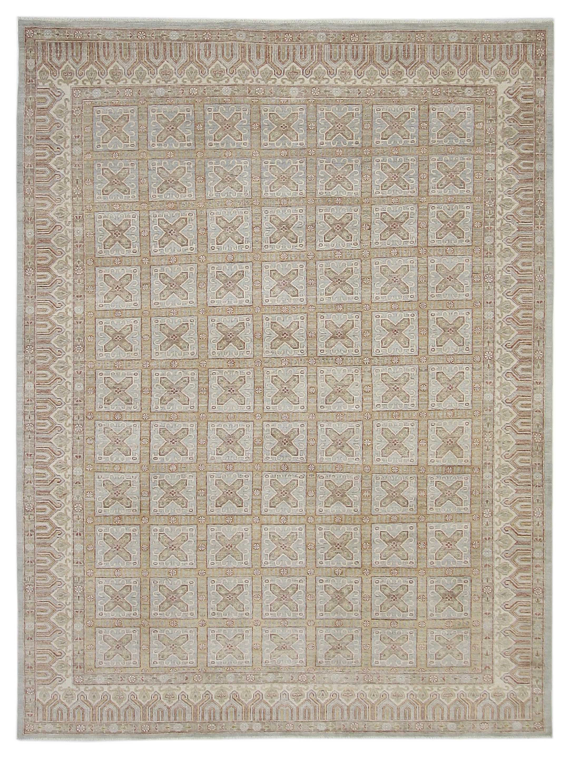 Ziegler Hand Knotted Lt.Blue 9x12