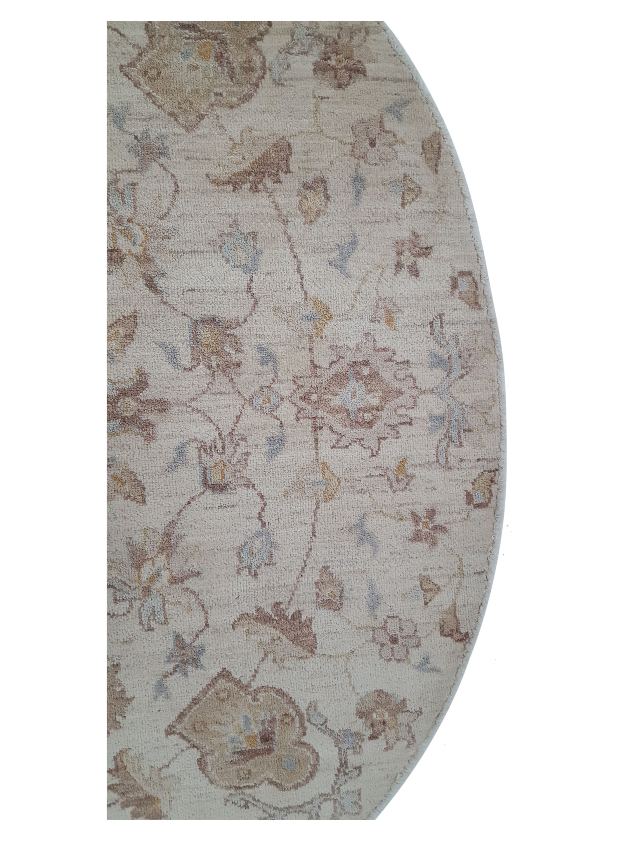 Ziegler Hand Knotted Ivory 6x6 - Image 4 of 6