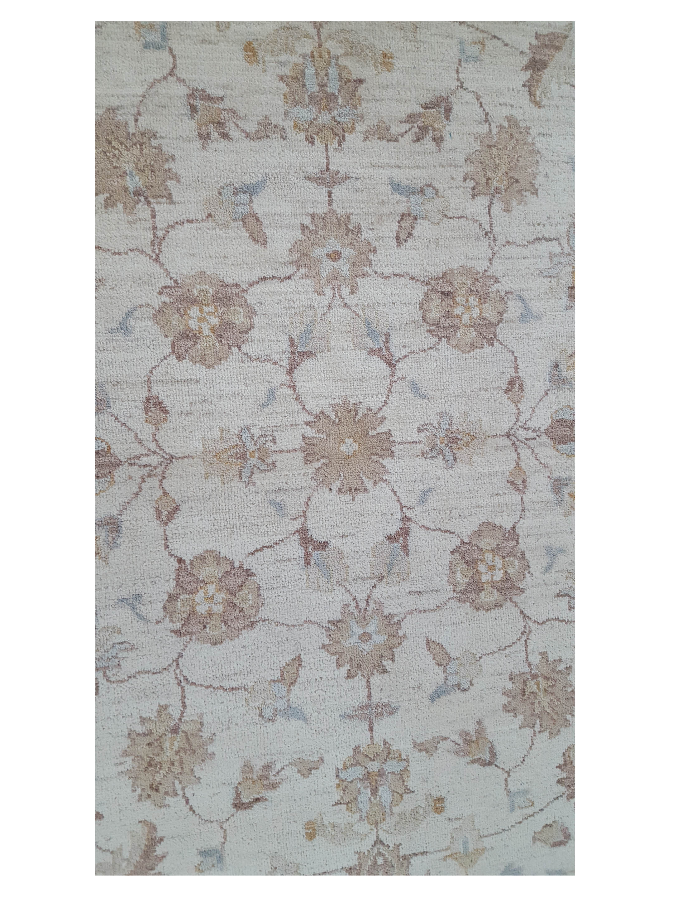 Ziegler Hand Knotted Ivory 6x6 - Image 5 of 6