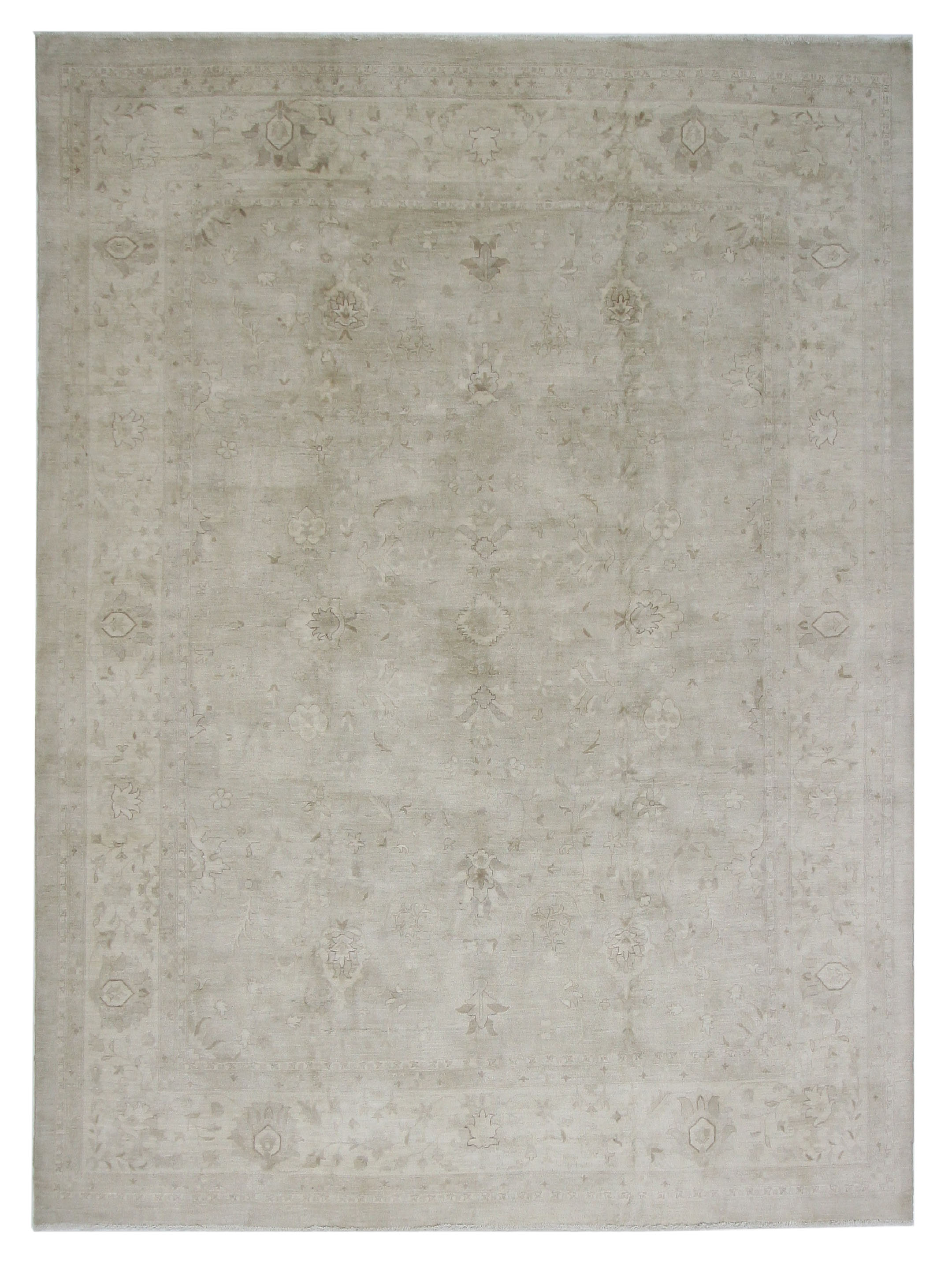 Ziegler Hand Knotted Ivory 12x15