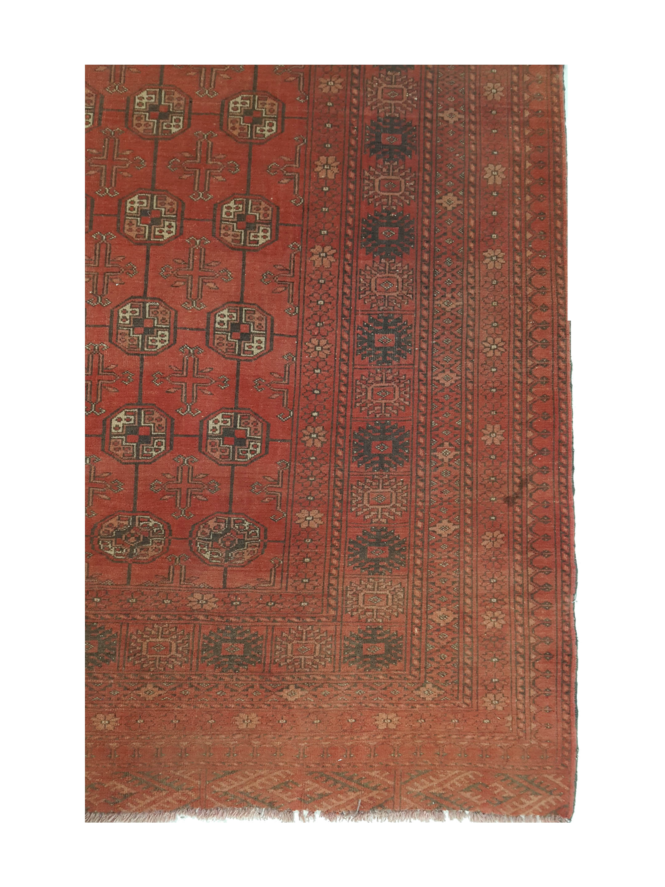 Antique Bashir Rust 6x9 - Image 4 of 6