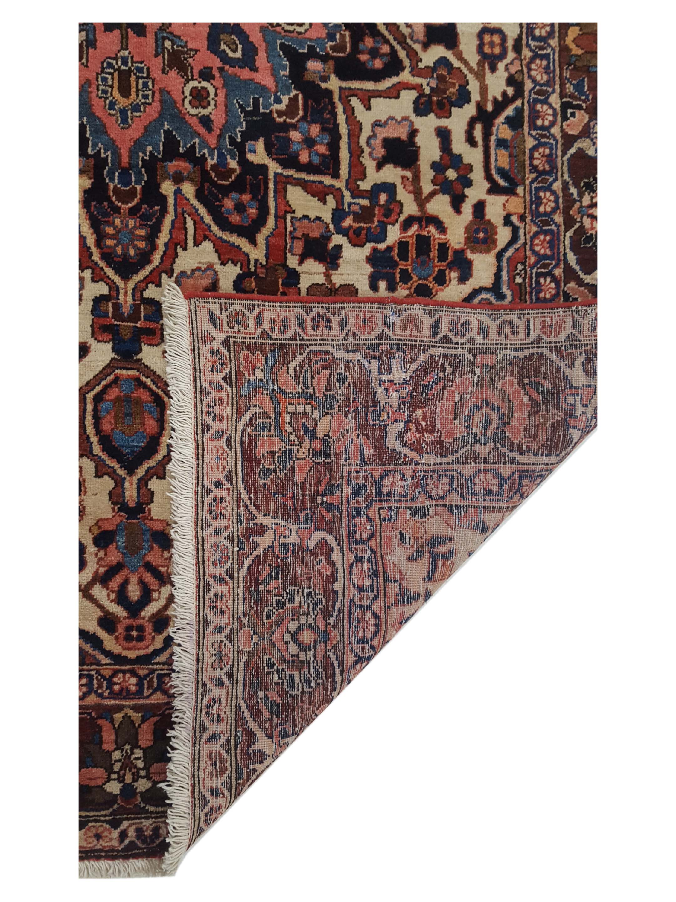 Antique Bakhtiyari Ivory 5x8 - Image 3 of 6