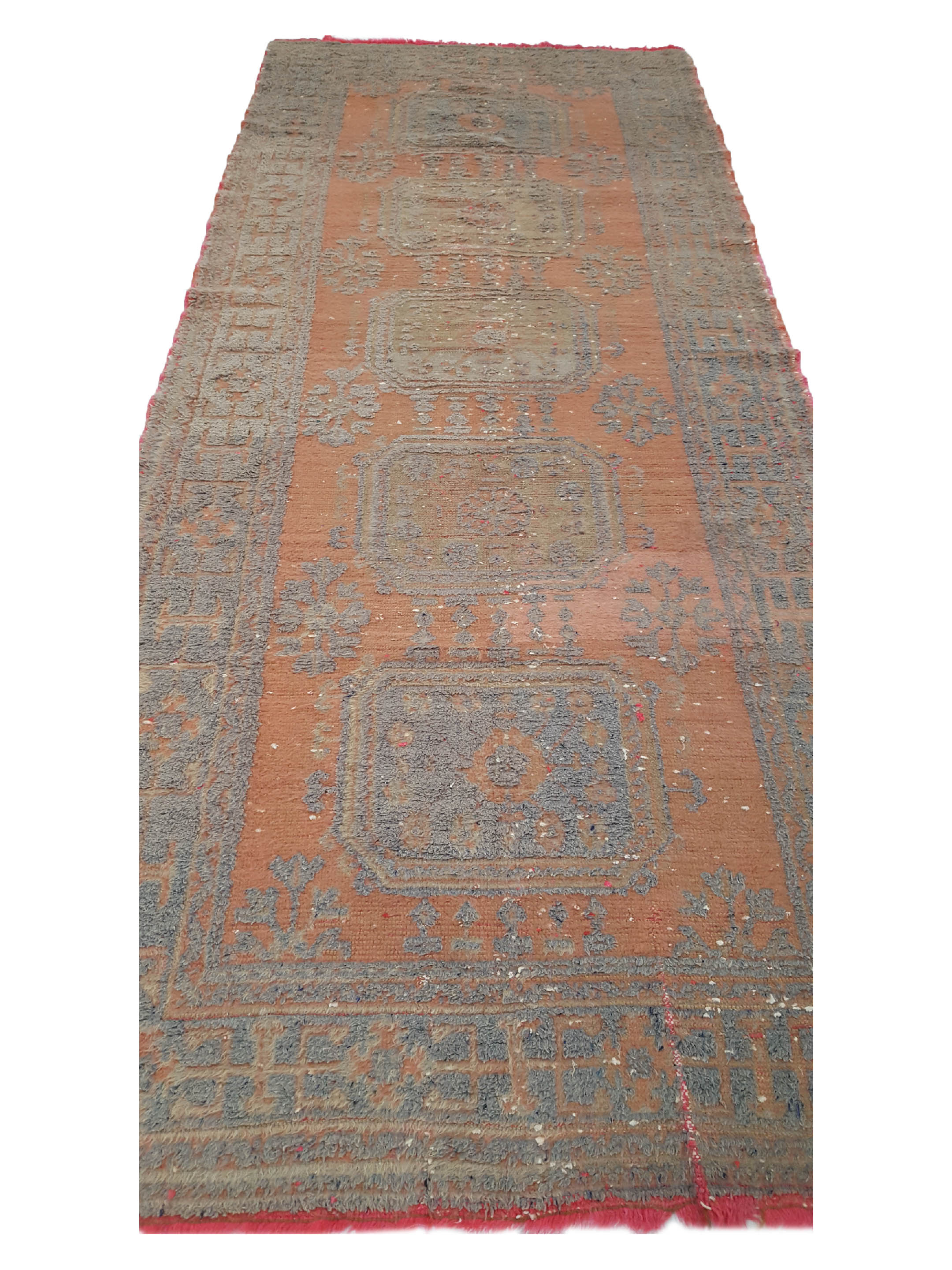 Antique Ushak Orange 5x11 - Image 2 of 6