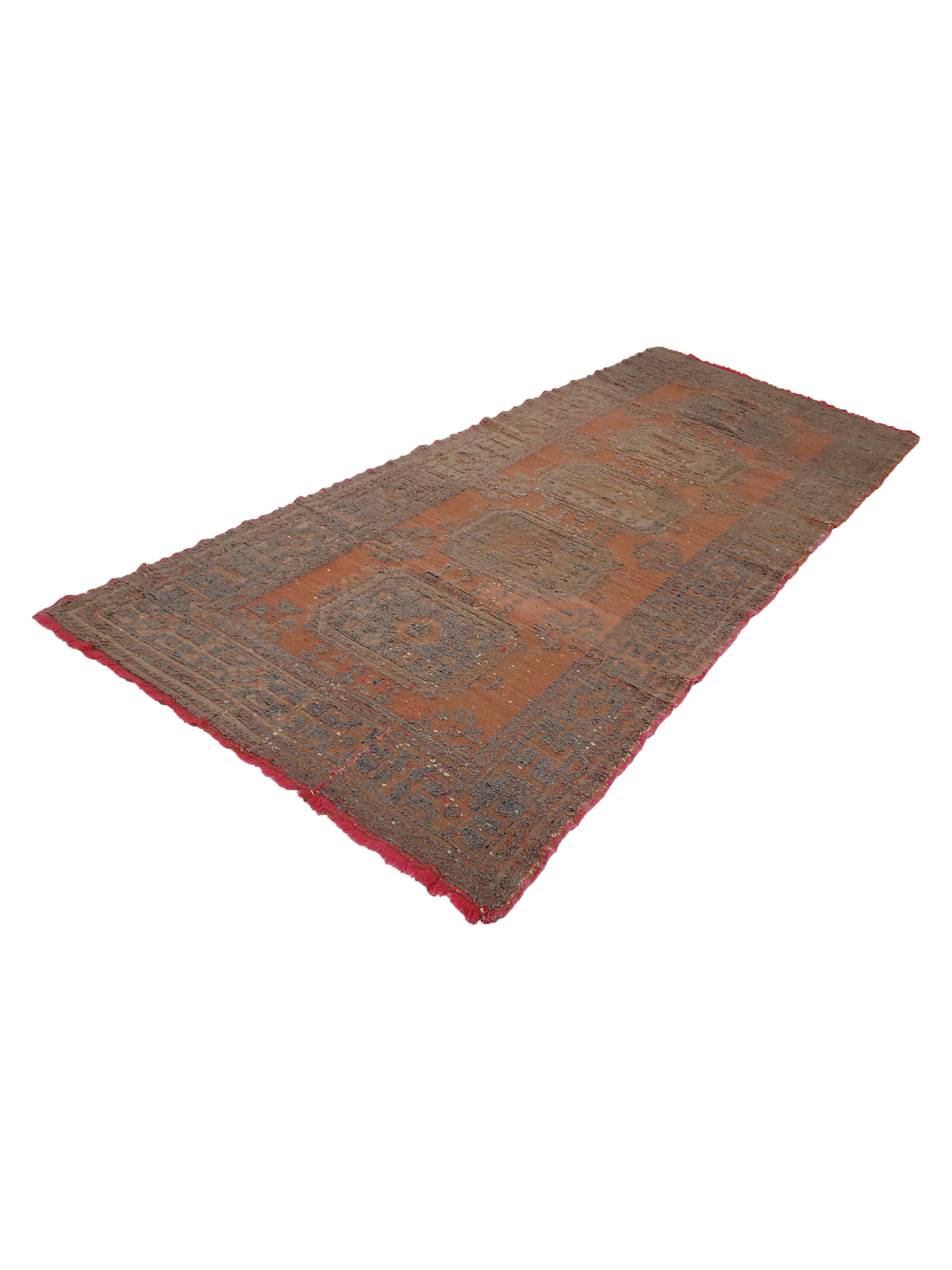 Antique Ushak Orange 5x11 - Image 6 of 6