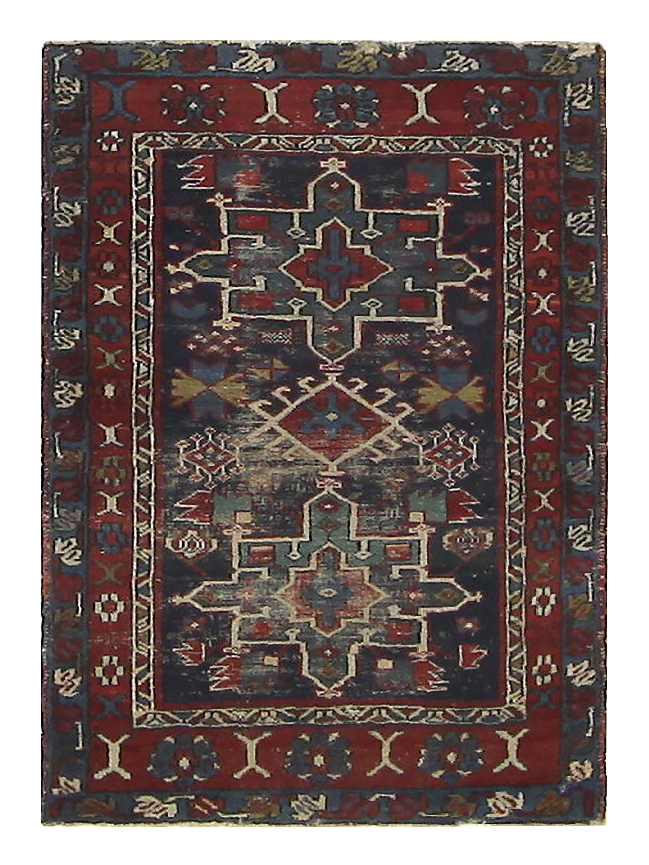 Karajah Hand Knotted Black 3x5