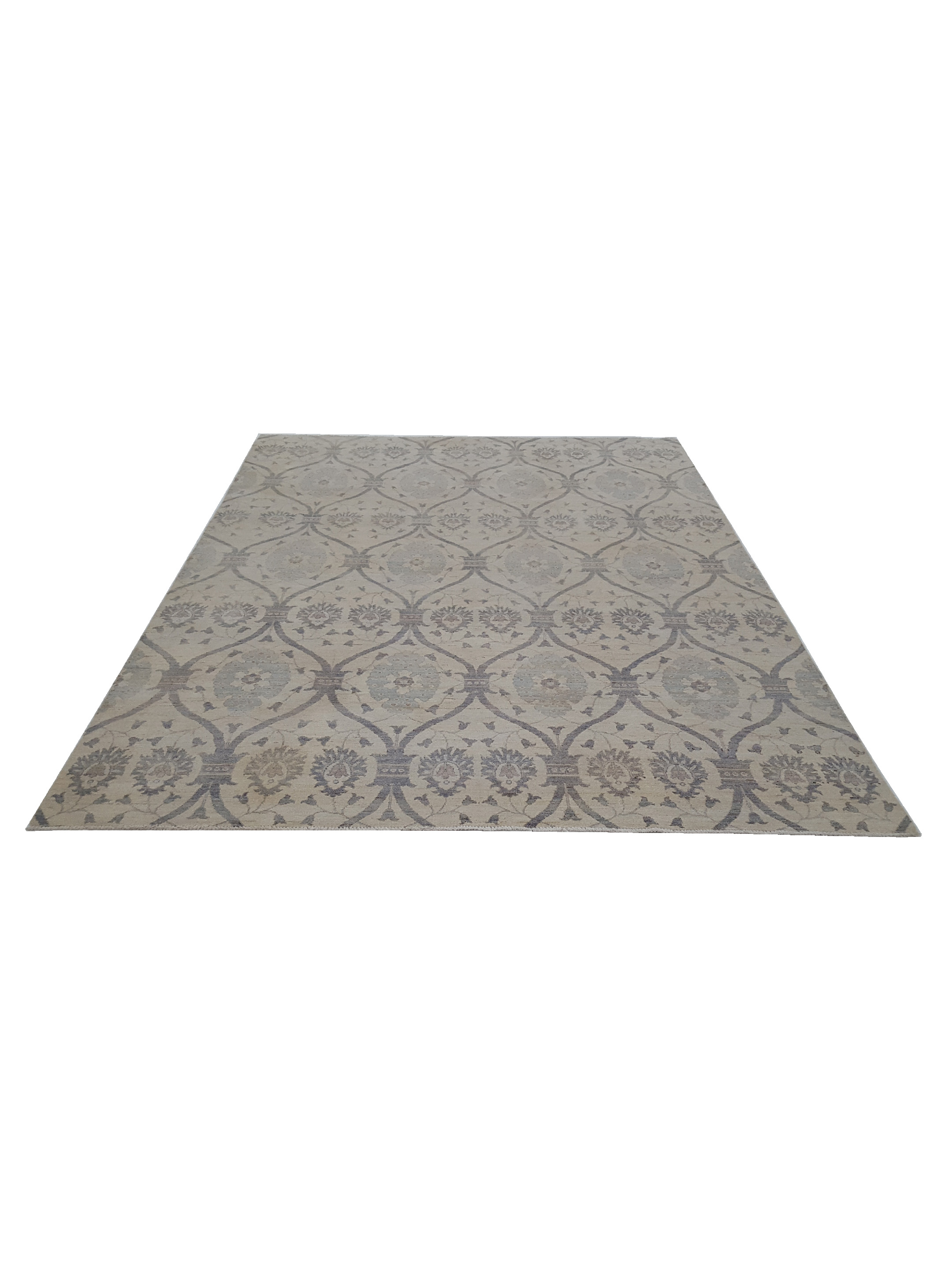 Ziegler Hand Knotted Ivory 9x12 - Image 2 of 6