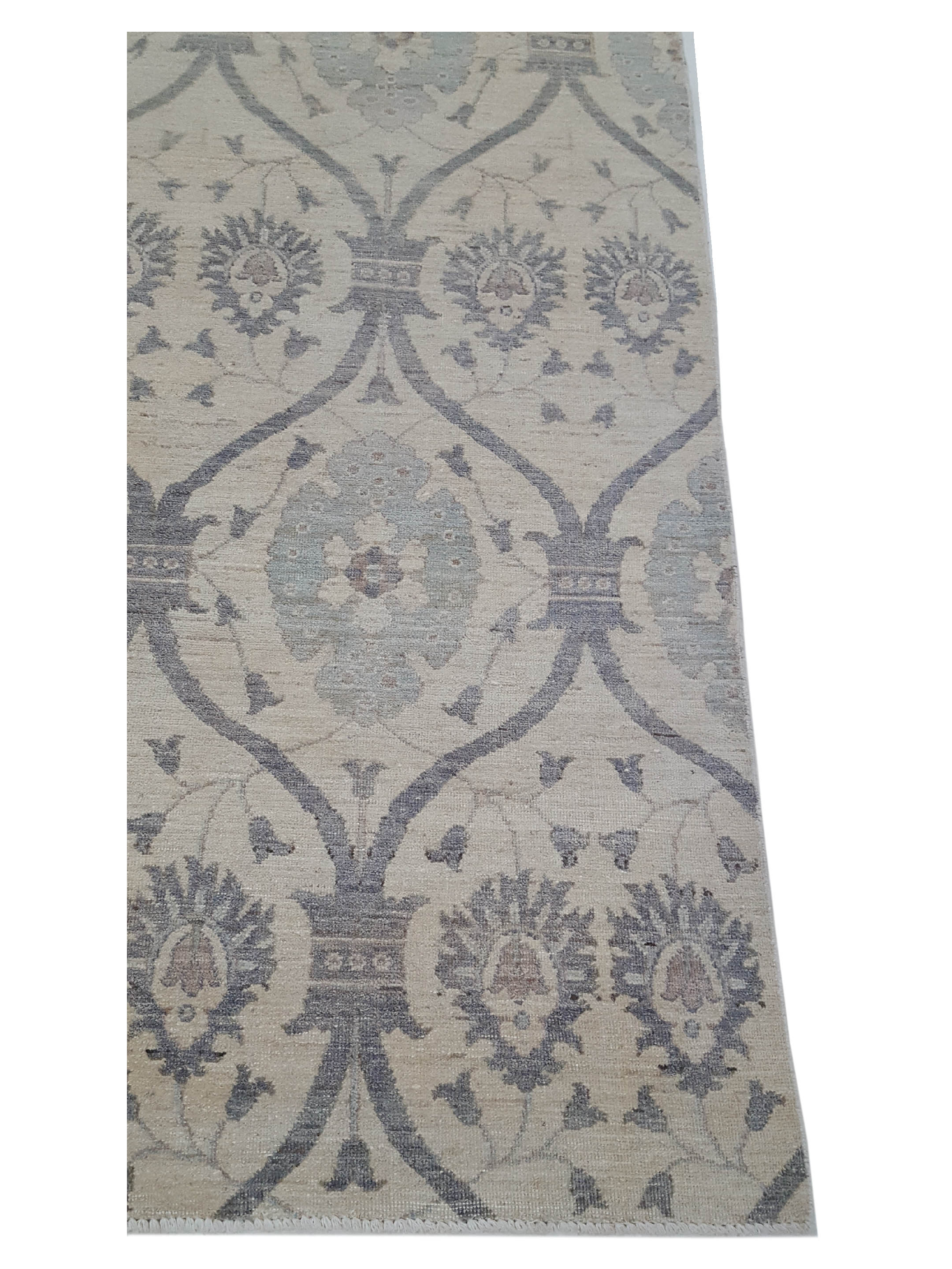 Ziegler Hand Knotted Ivory 9x12 - Image 4 of 6
