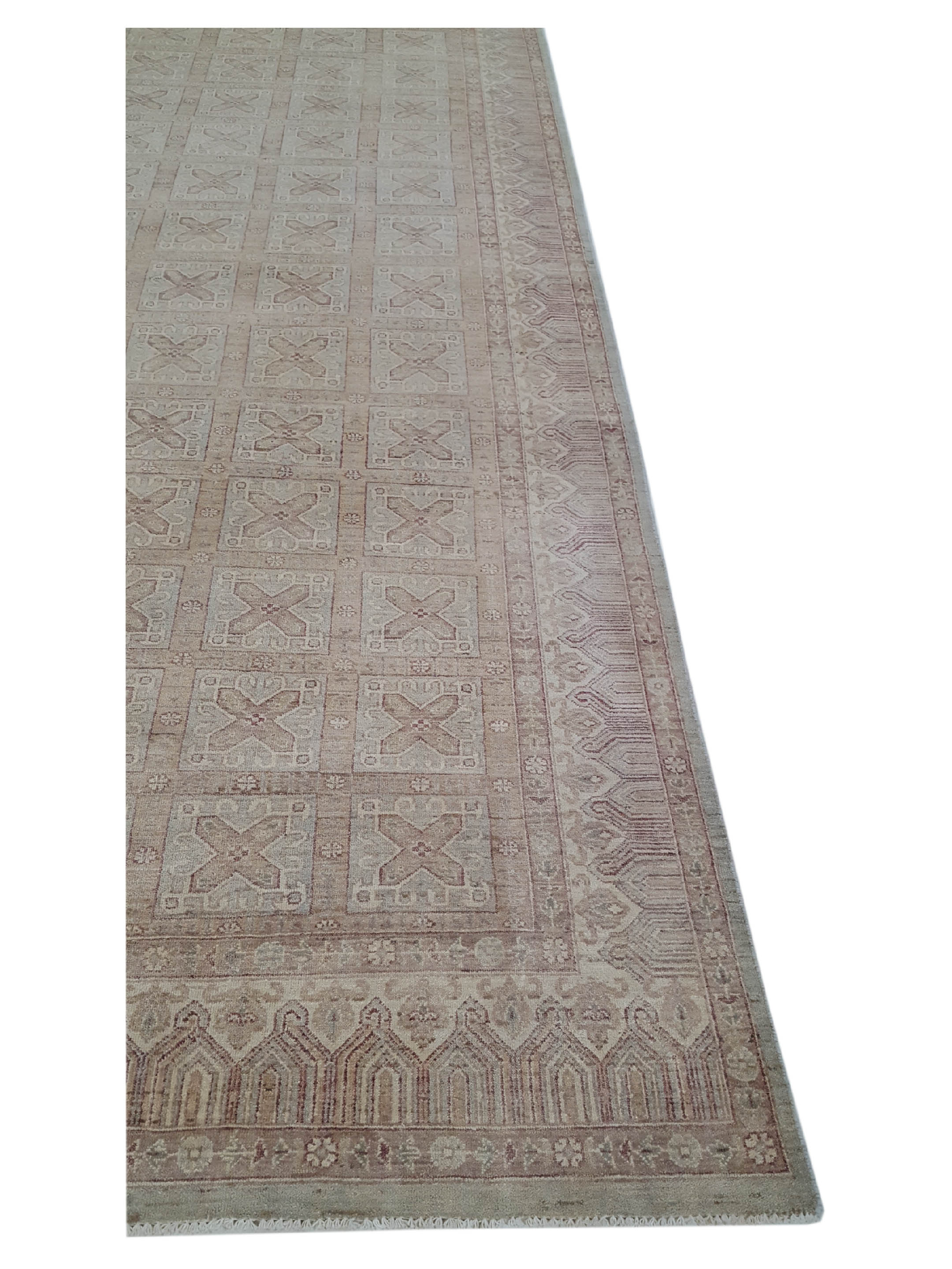 Ziegler Hand Knotted Ivory 10x13 - Image 4 of 6