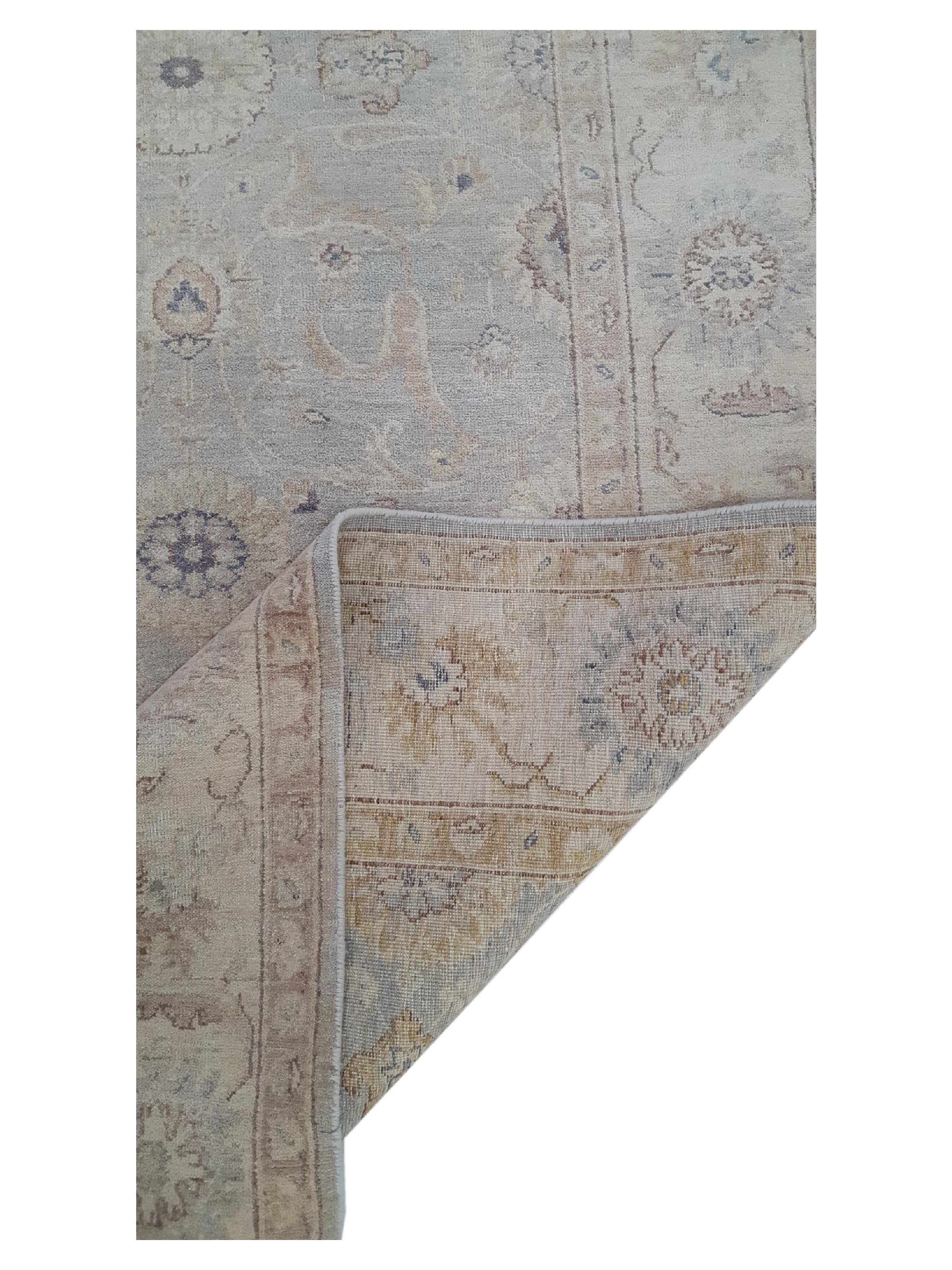 Ziegler Hand Knotted Ivory 8x10 - Image 3 of 6