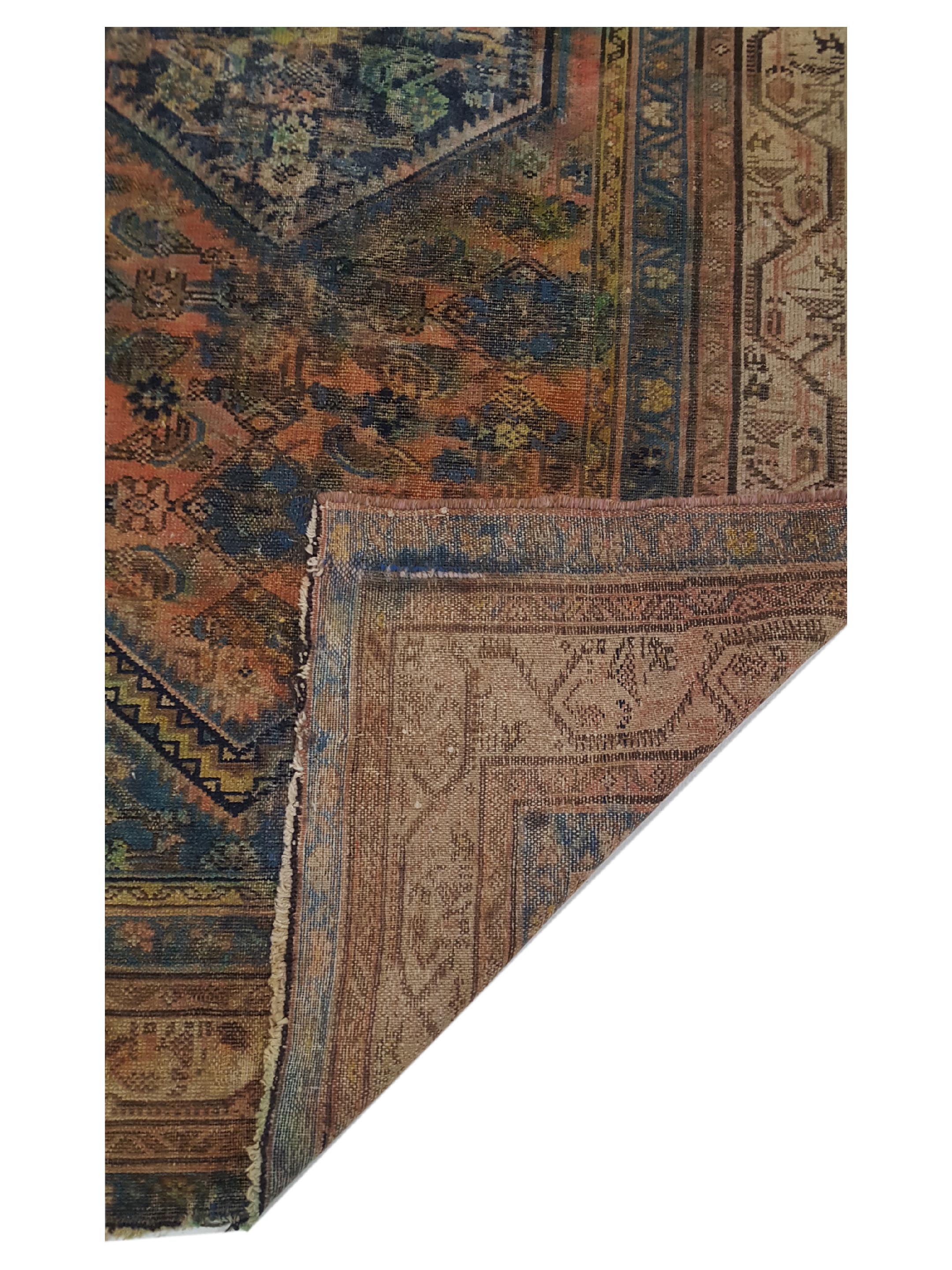 Malayer Hand Knotted Gold 4x6 - Image 3 of 6