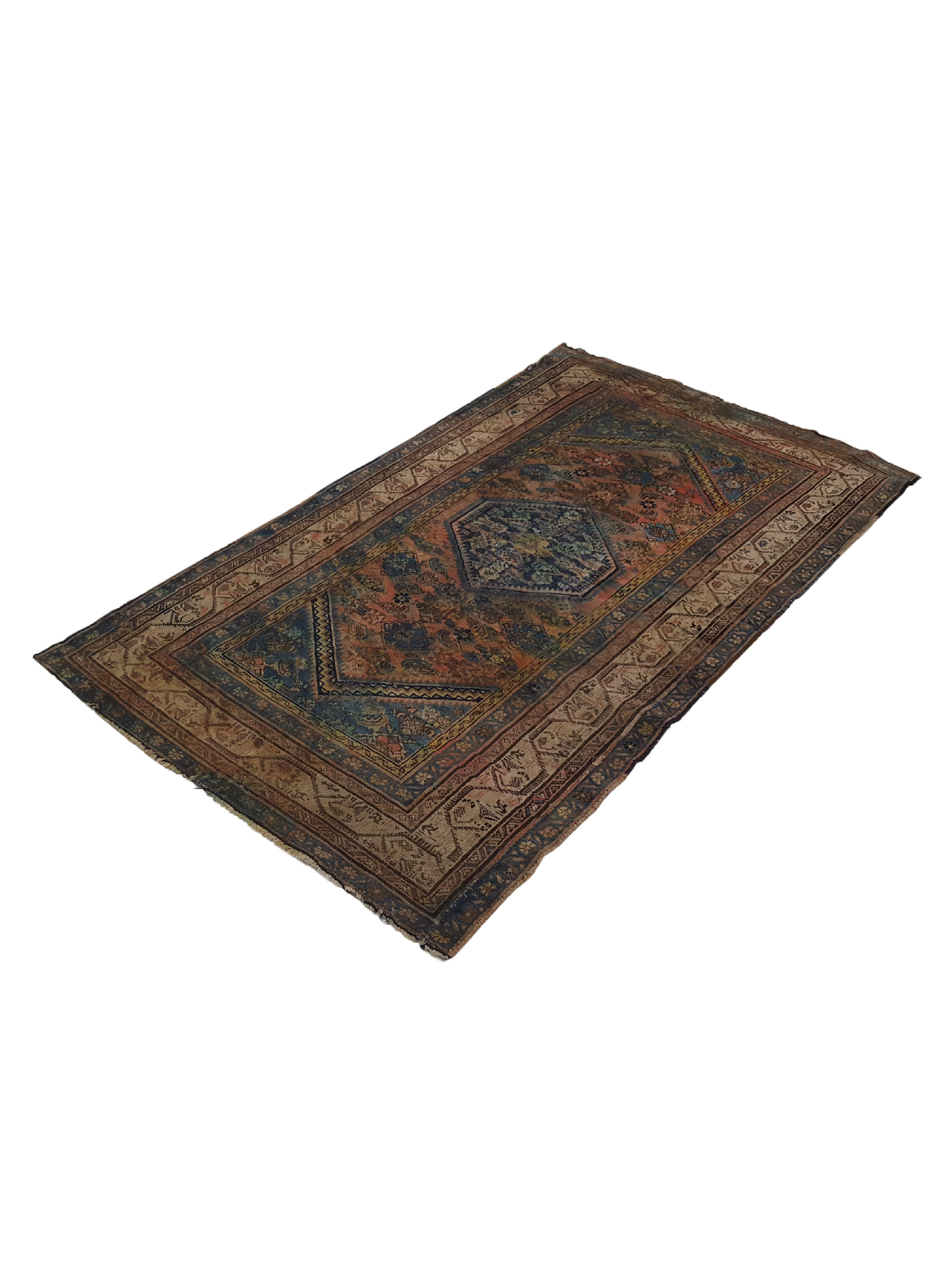 Malayer Hand Knotted Gold 4x6 - Image 6 of 6
